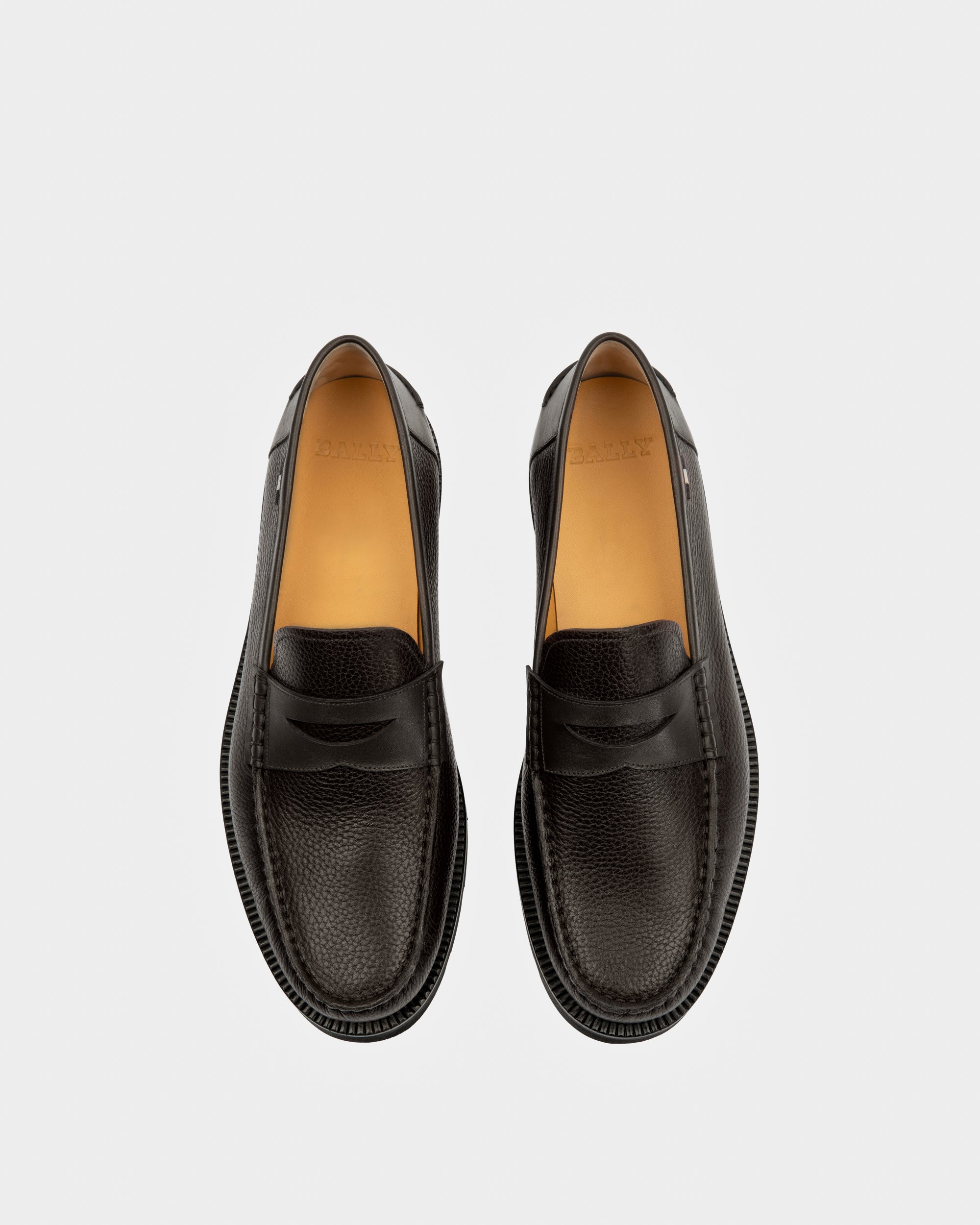 Bally Global - Mocasín Noah De Piel Negra - Negro