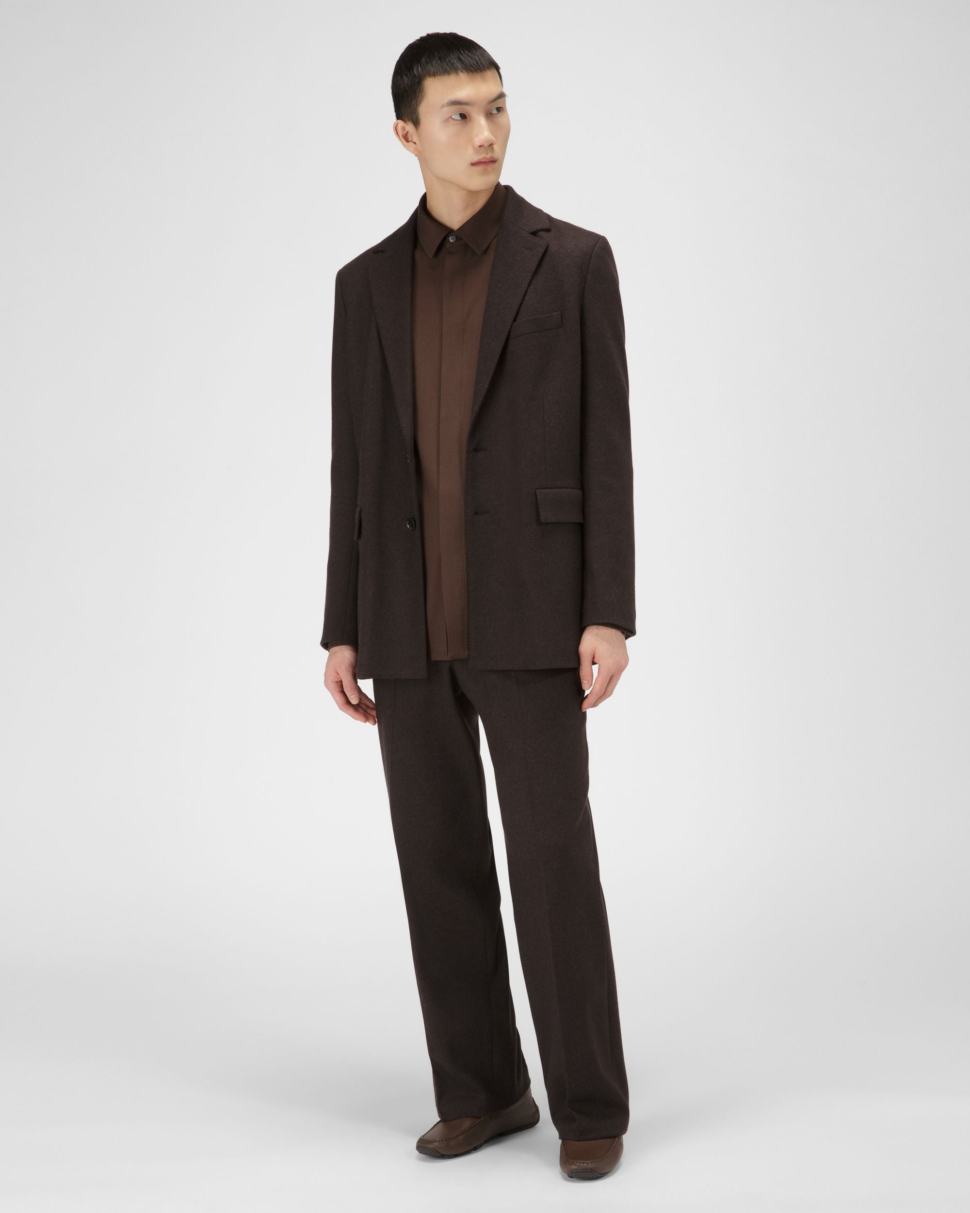 Bally Global - Parsal Leather Drivers In Coffee - Brown