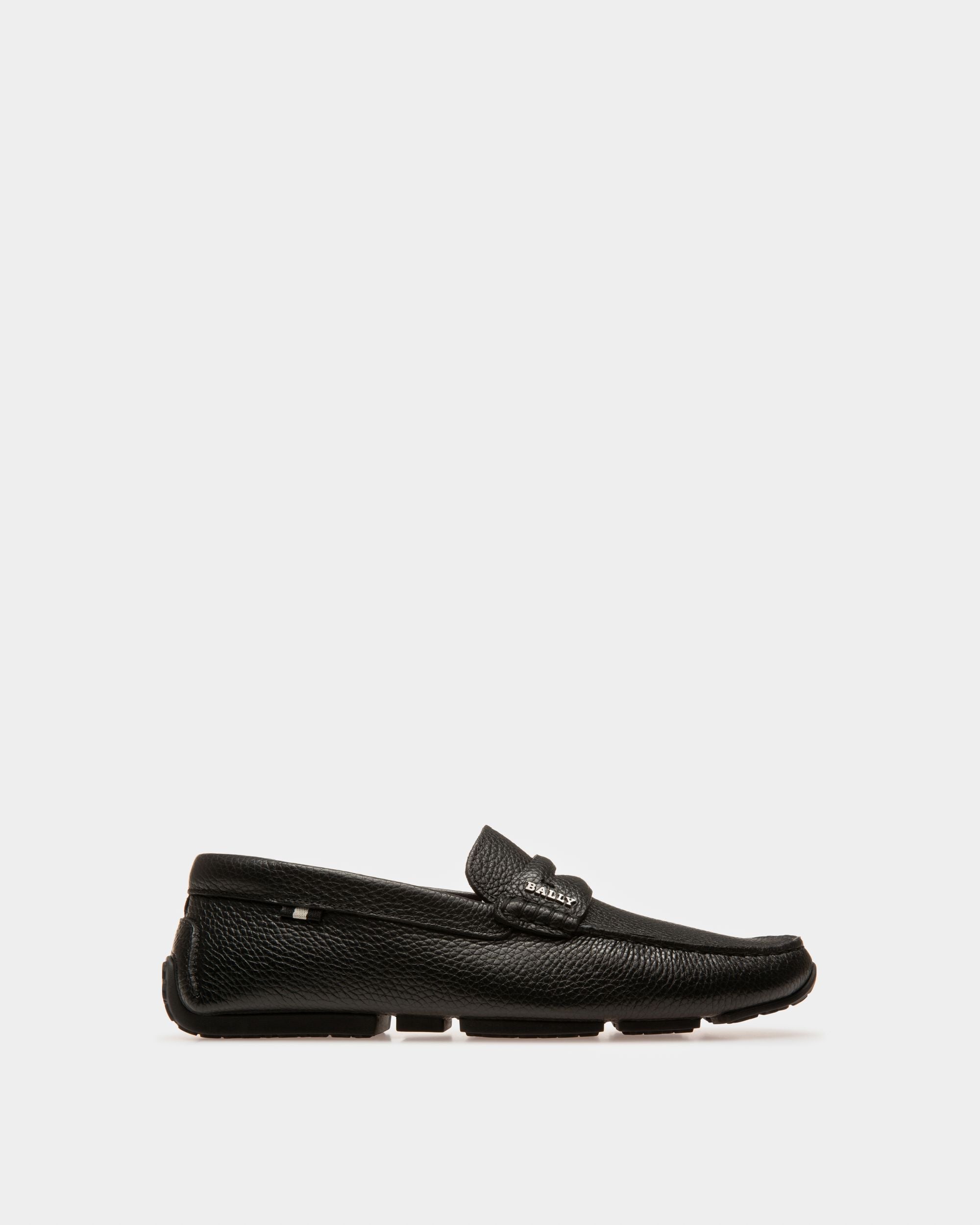 Bally Global - Pavel Leather Drivers In Black - Black