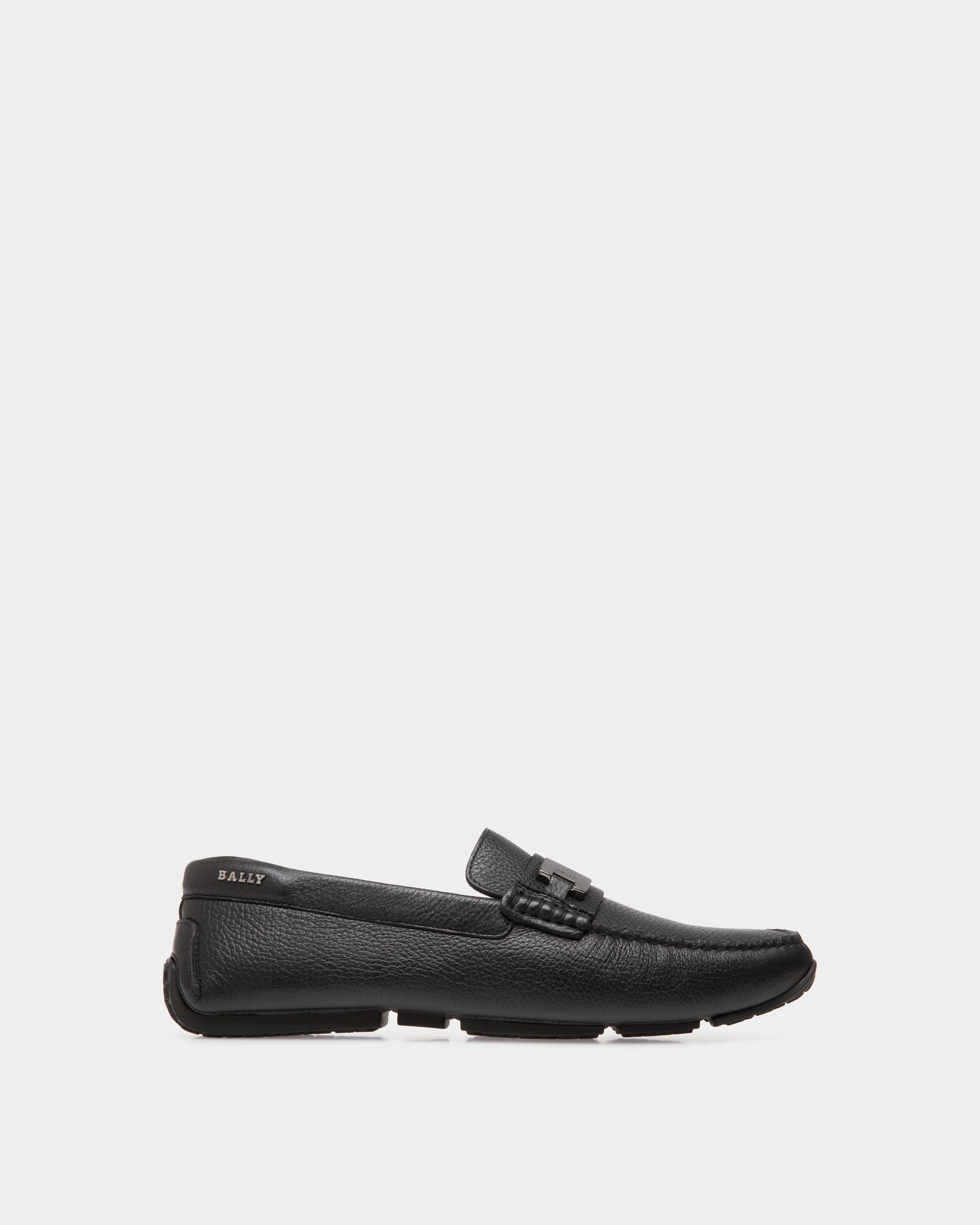 Bally Global - Pilot Drivers In Black Leather - Black