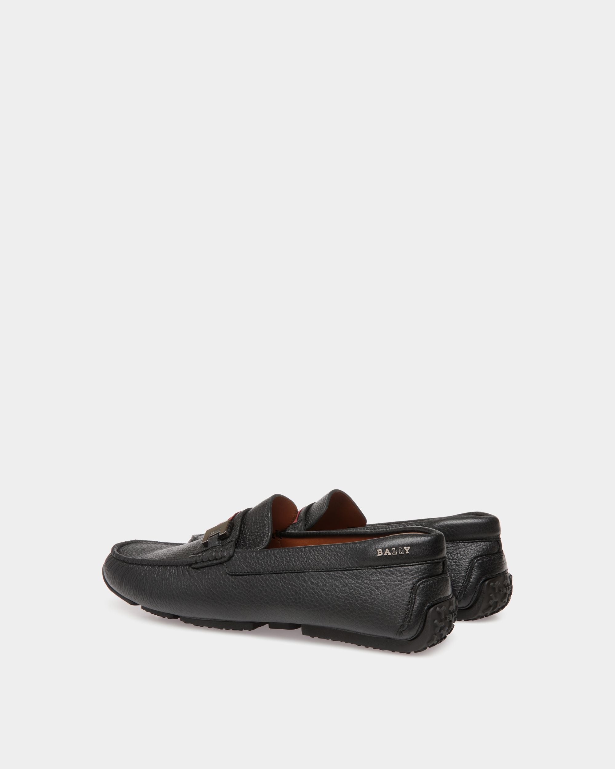 Bally Global - Pilot Drivers In Black Leather - Black