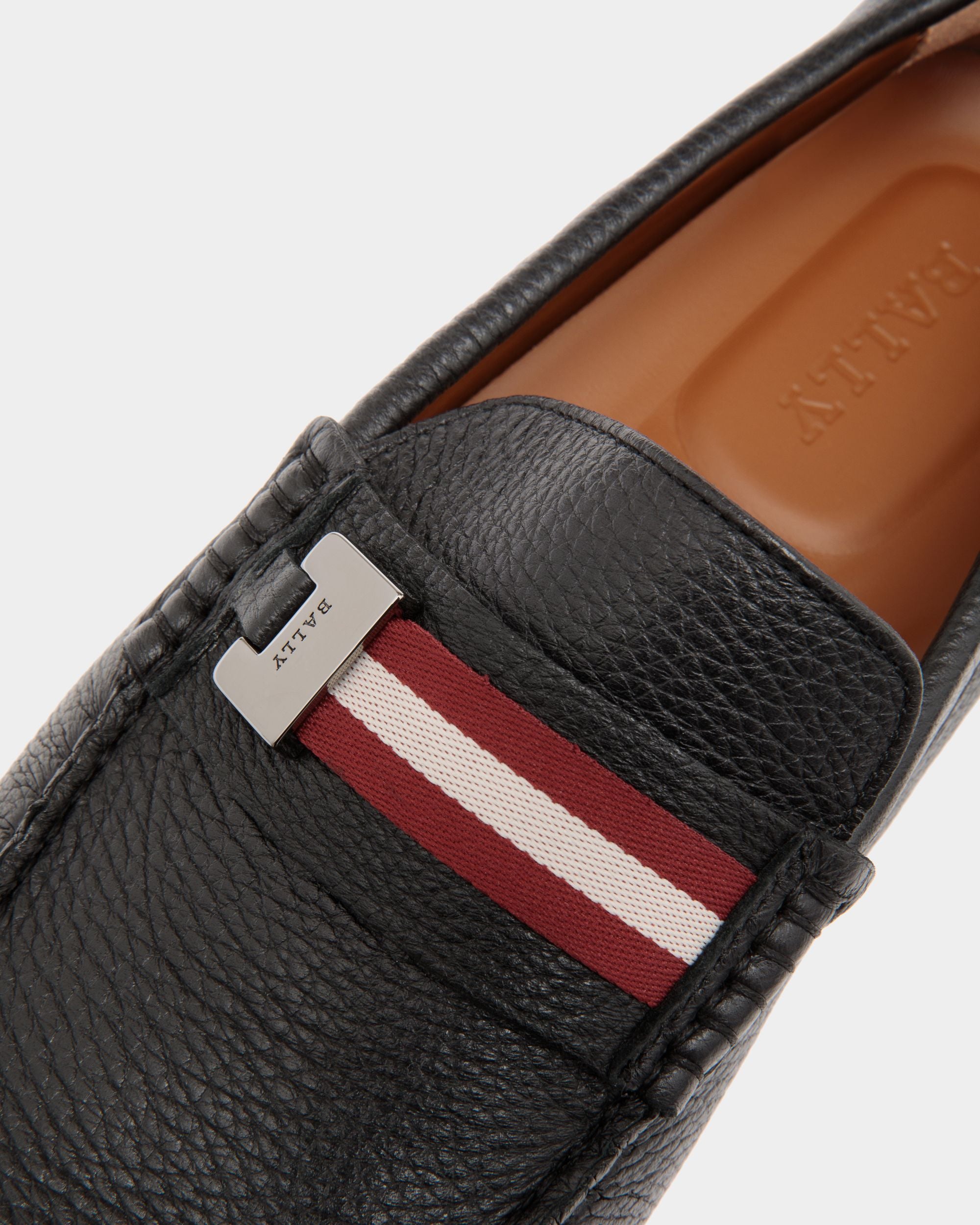 Bally Global - Pilot Drivers In Black Leather - Black