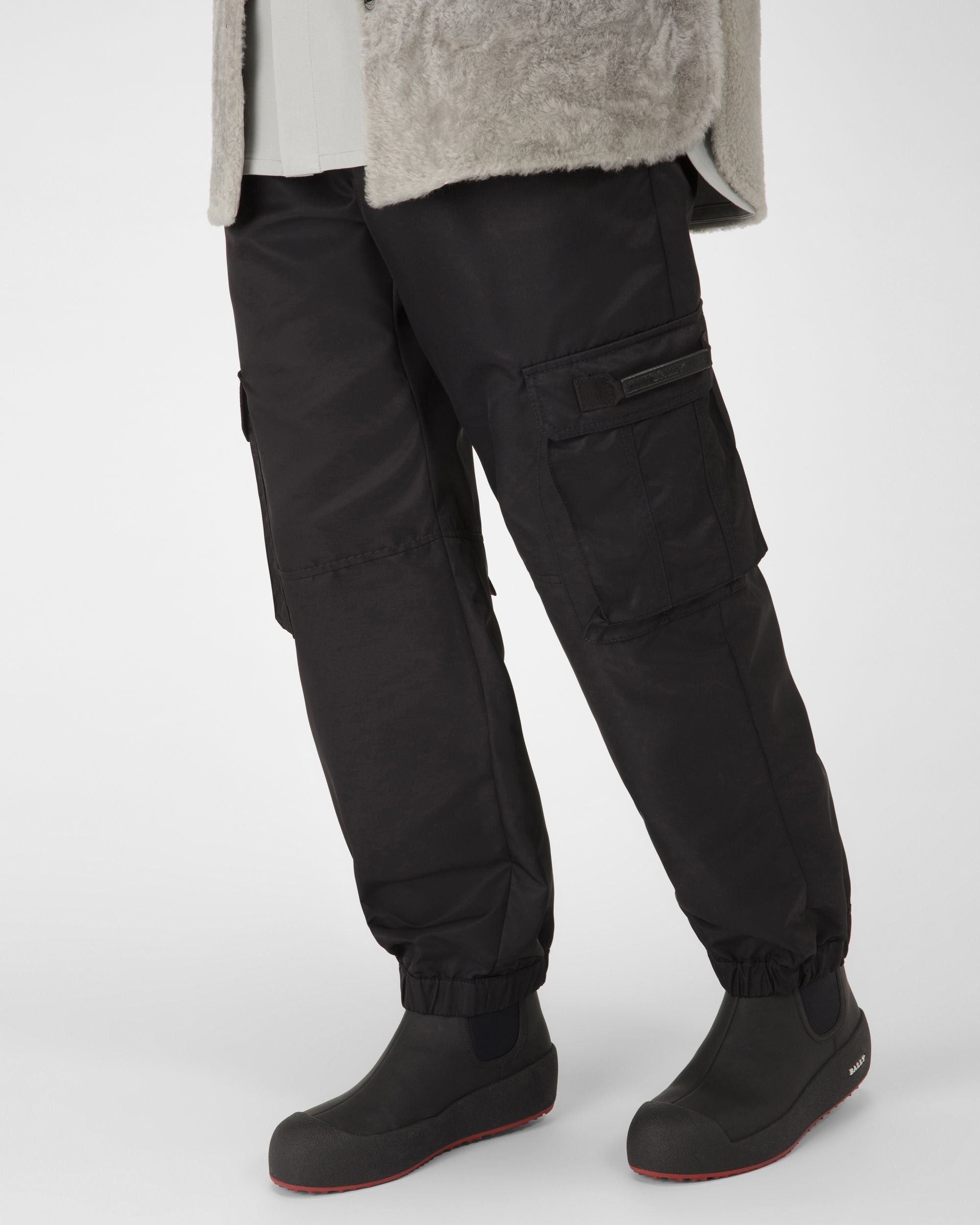 Bally Global - Cubrid Bottes De Neige En Cuir Noir - Noir