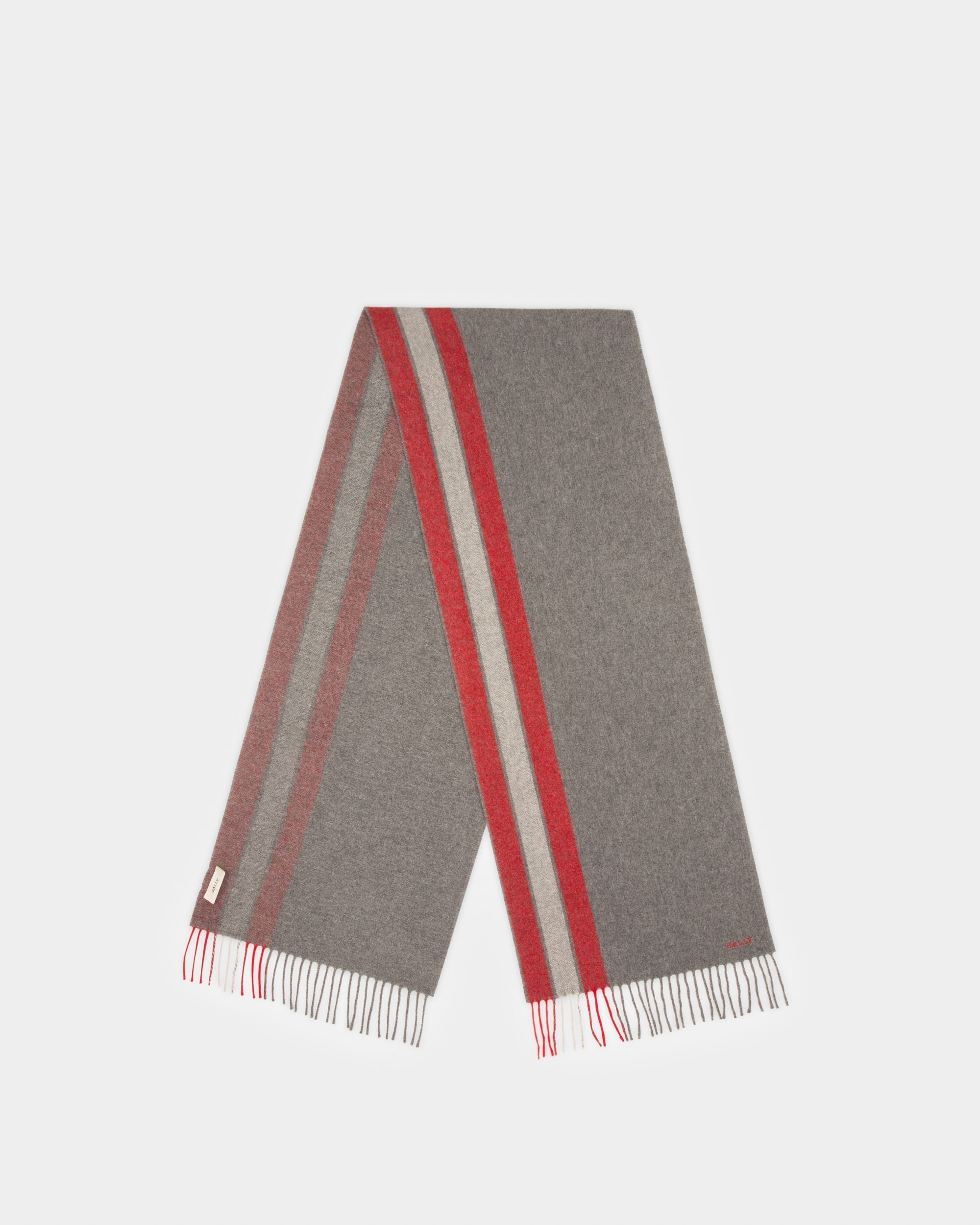 Bally Global - Bally Stripe Scarf - Grey