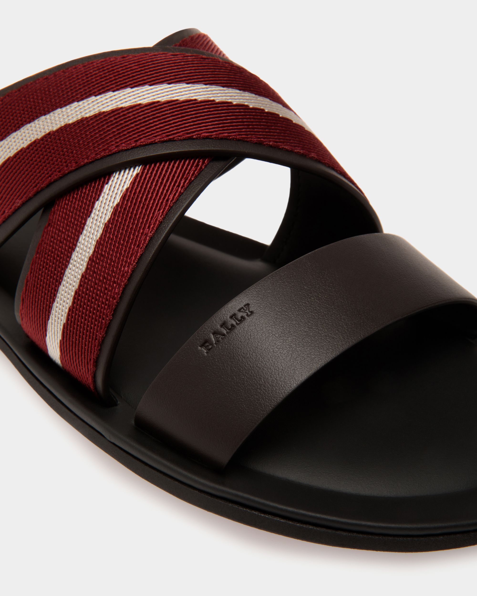 Bally Global - Sandal In Brown Leather - Brown