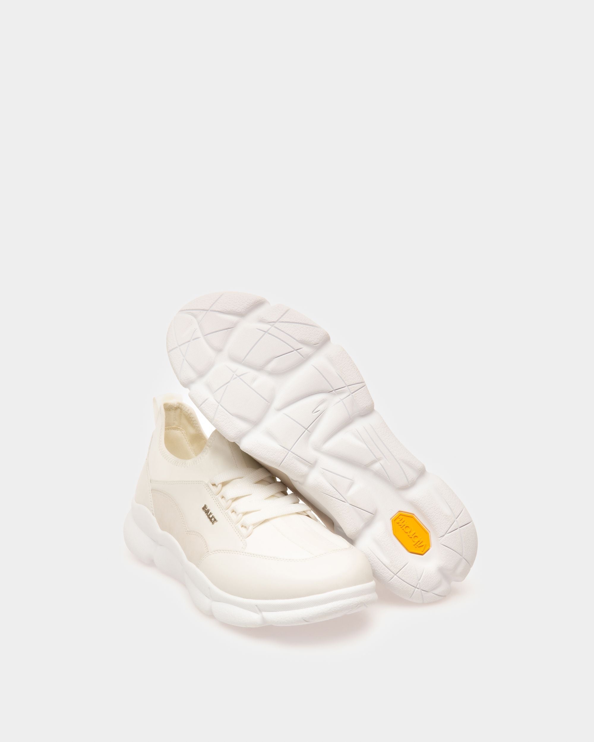 Bally Global - Bally Escapes Passe Partout Leather Sneakers In White - White