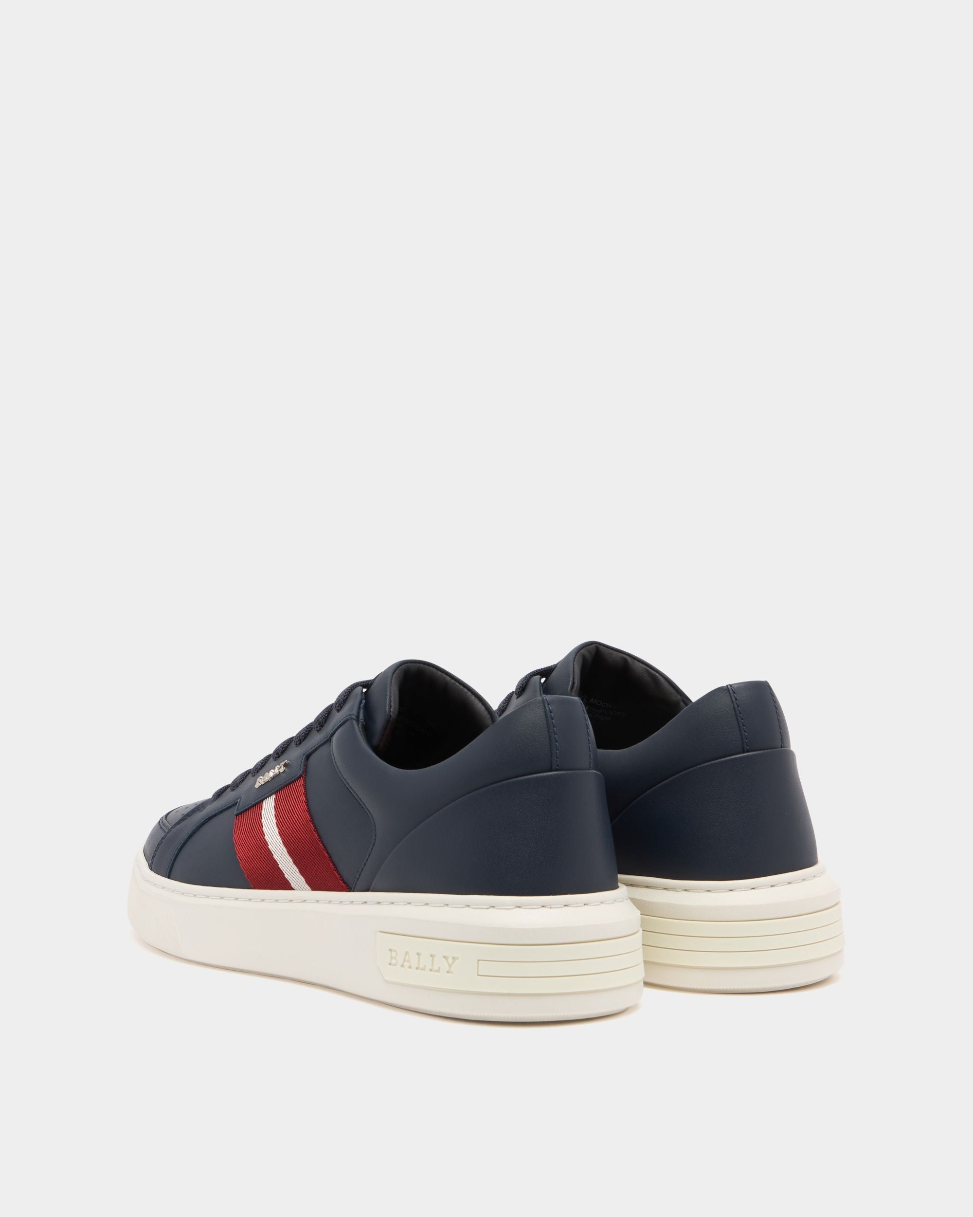 Bally Global - Bally Lift Sneaker In Blue Leather - Blue