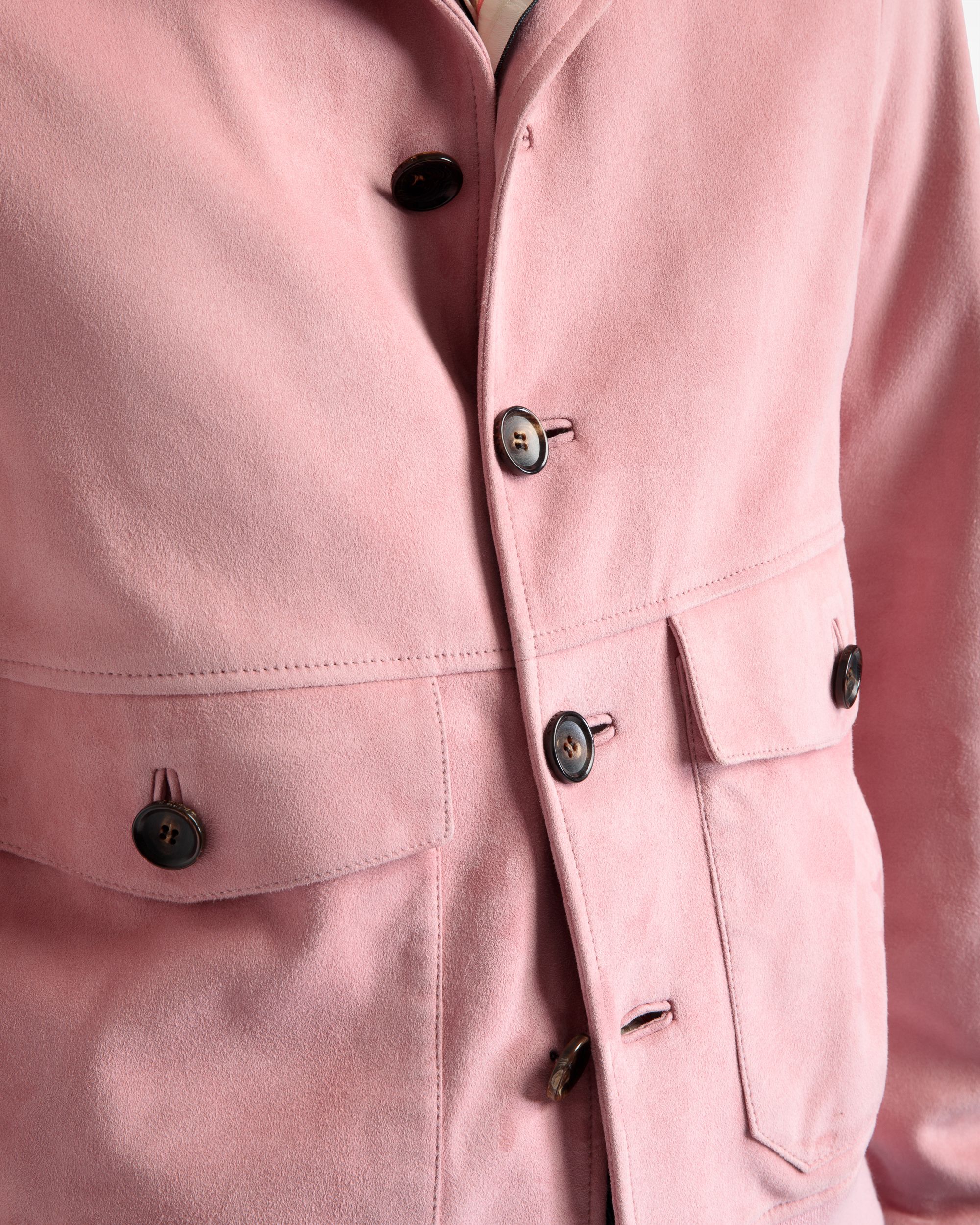 Bally Global - Blouson Bomber In Pink Leather - Pink