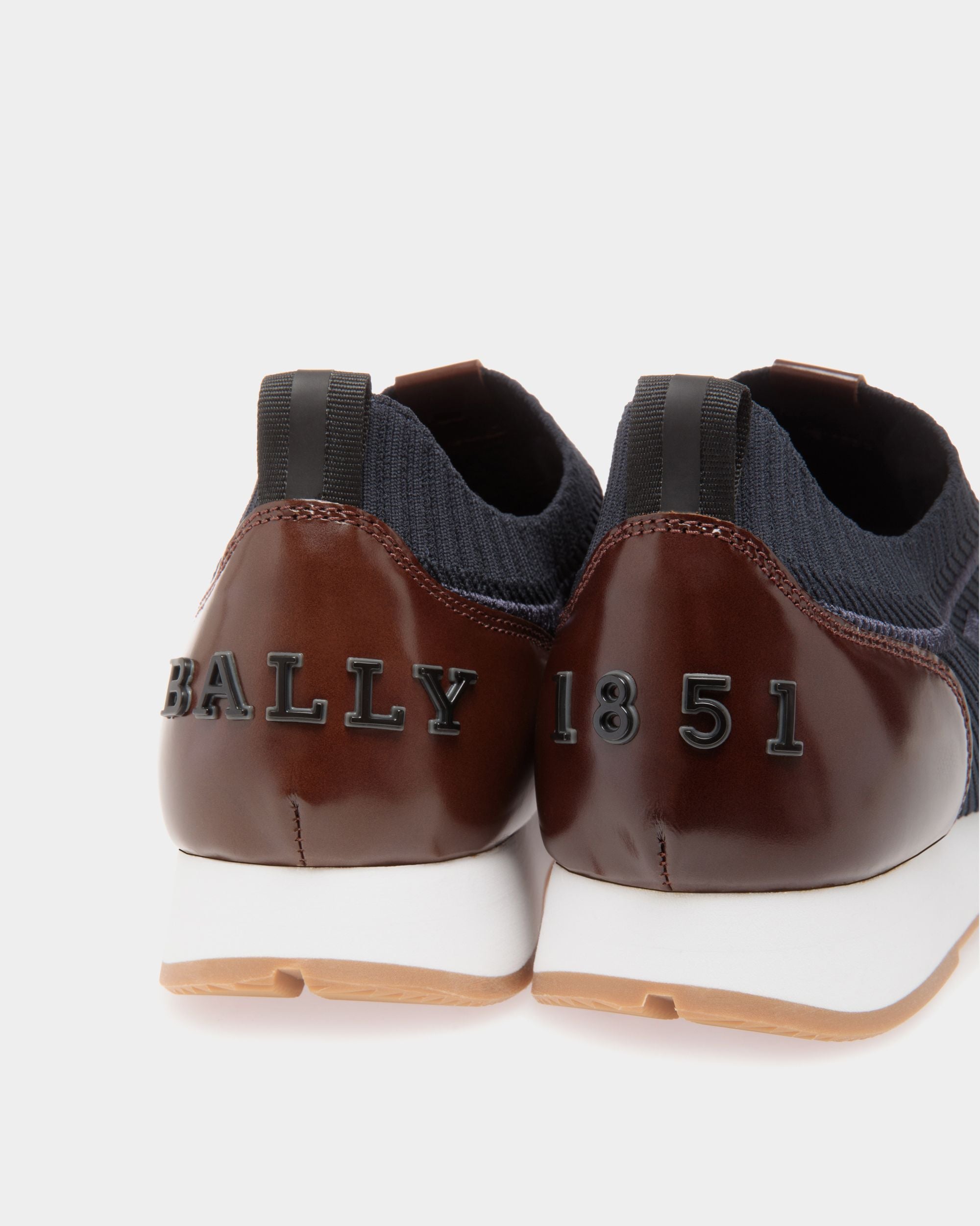 Bally Global - Galaxy Sneaker In Blue Mix Polyester - Blue