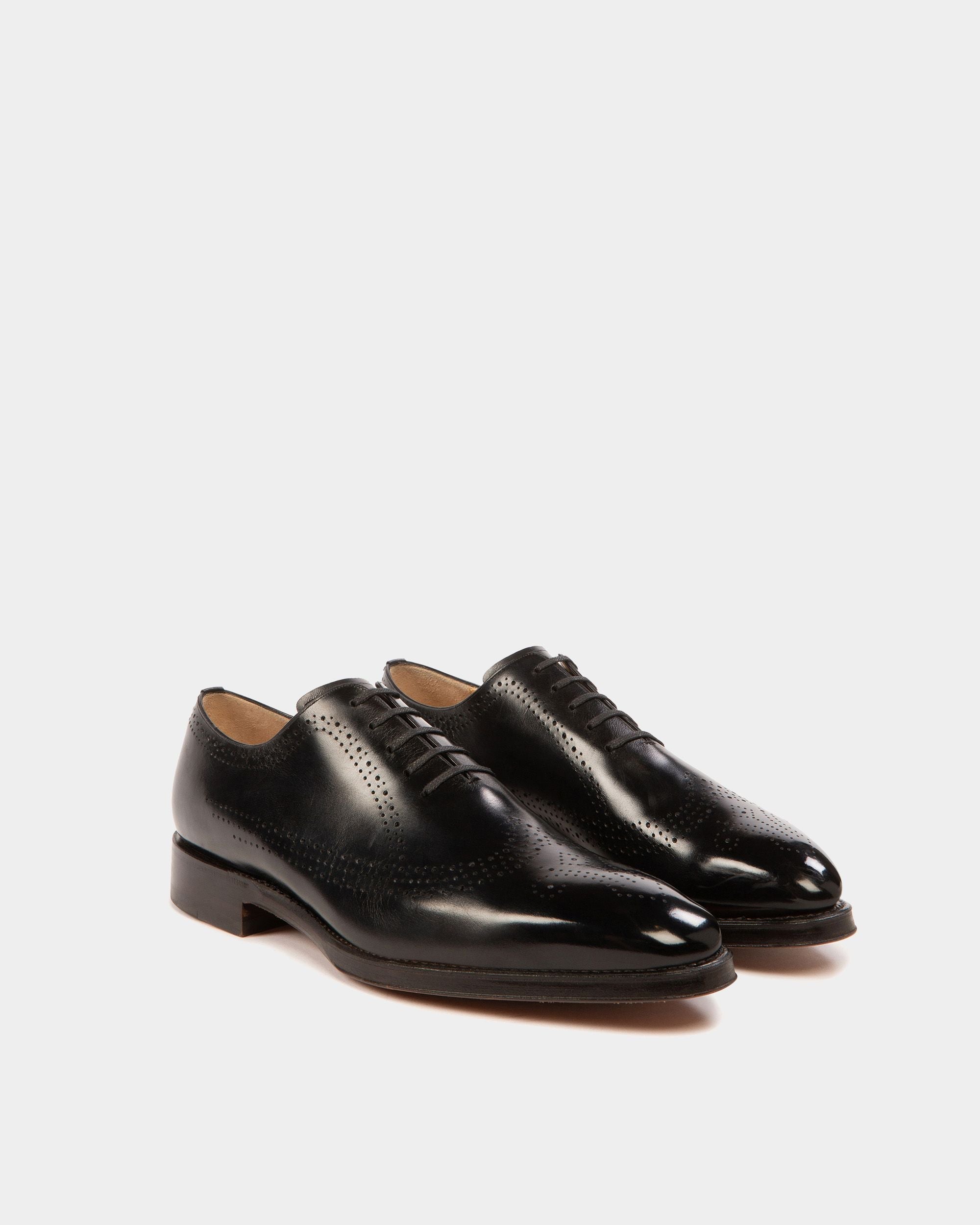 Bally Global - Scandor Zapatos Estilo Oxford En Piel De Color Negro - Negro