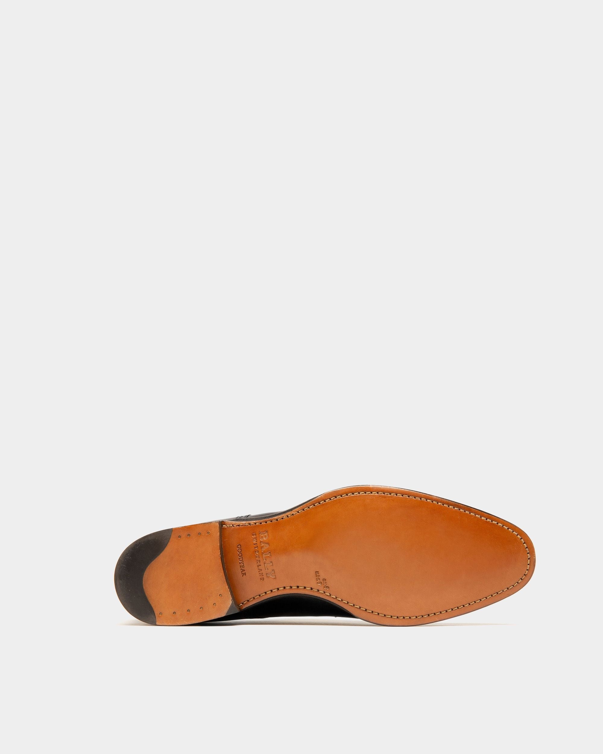 Bally Global - Scandor Zapatos Estilo Oxford En Piel De Color Negro - Negro