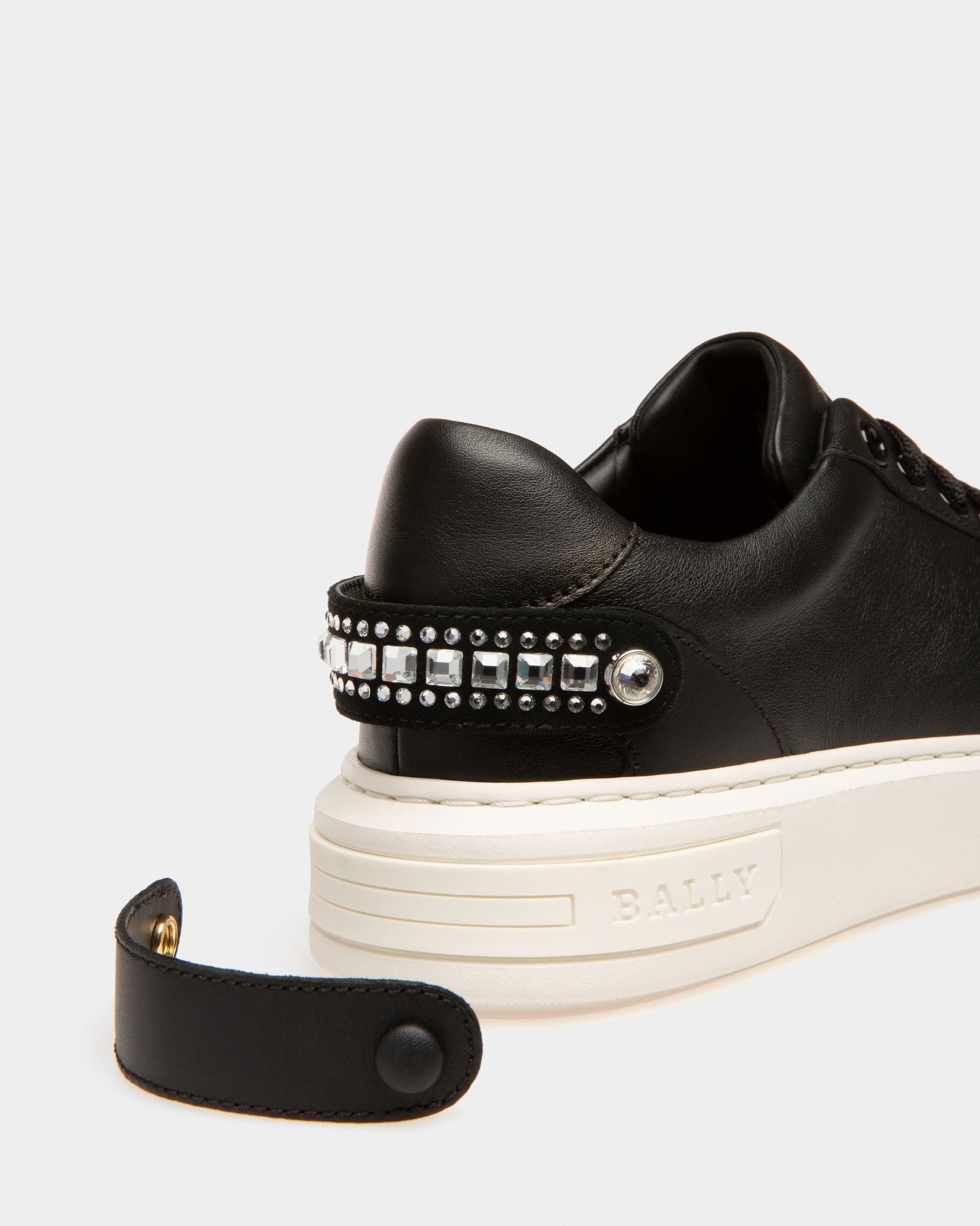 Bally Global - Malya Leather Sneakers In Black - Black