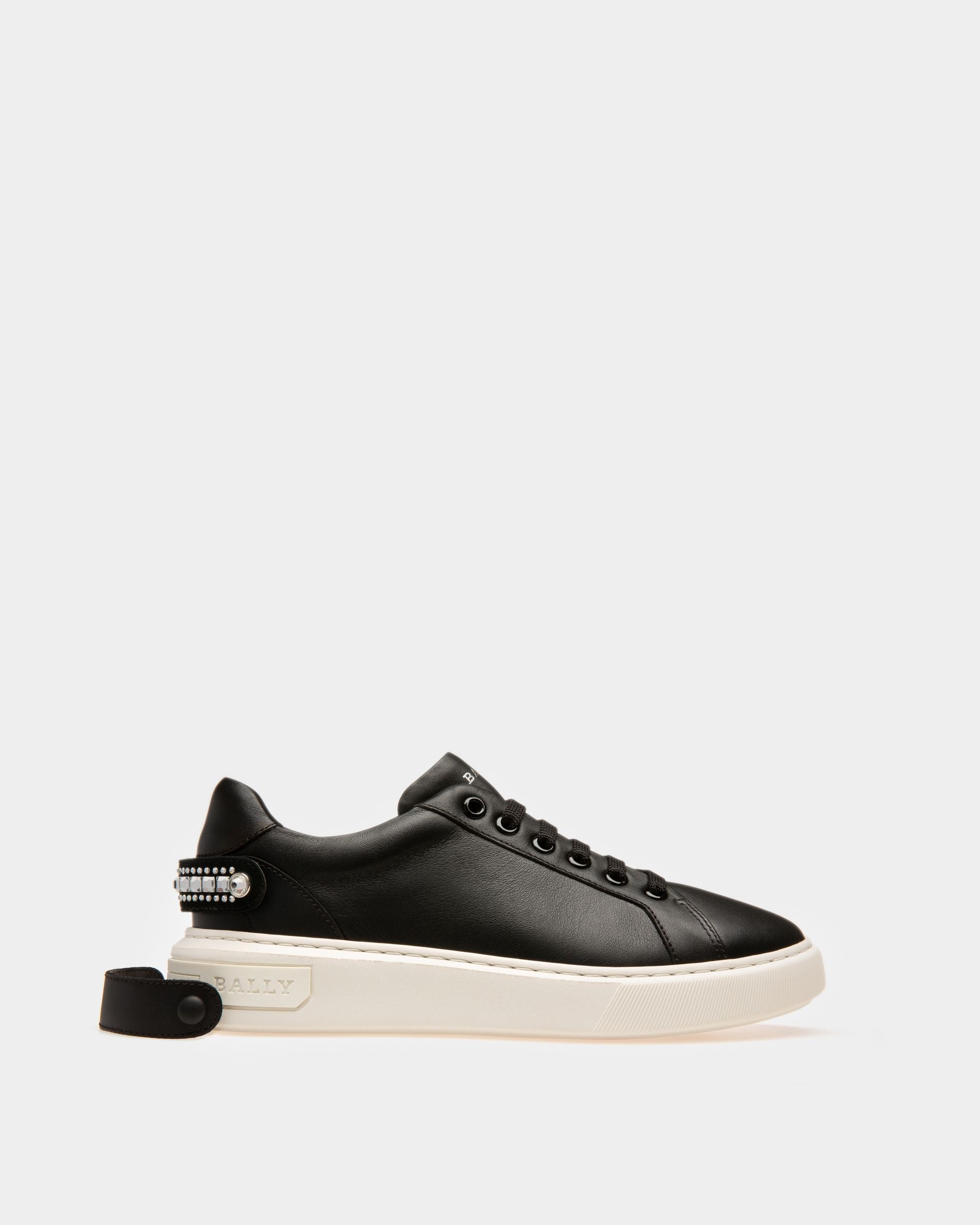 Bally Global - Malya Leather Sneakers In Black - Black