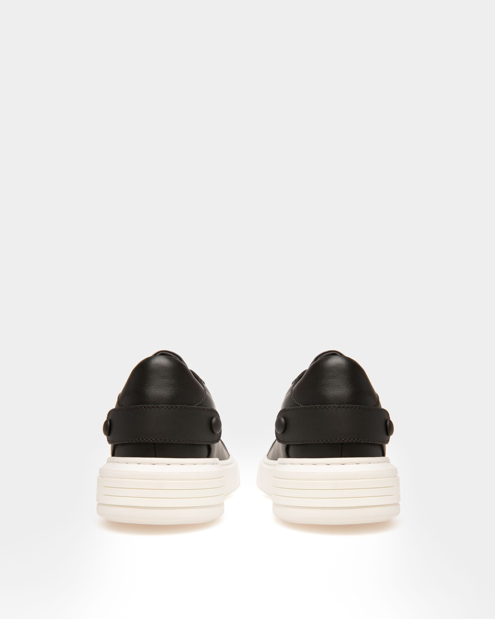 Bally Global - Malya Leather Sneakers In Black - Black