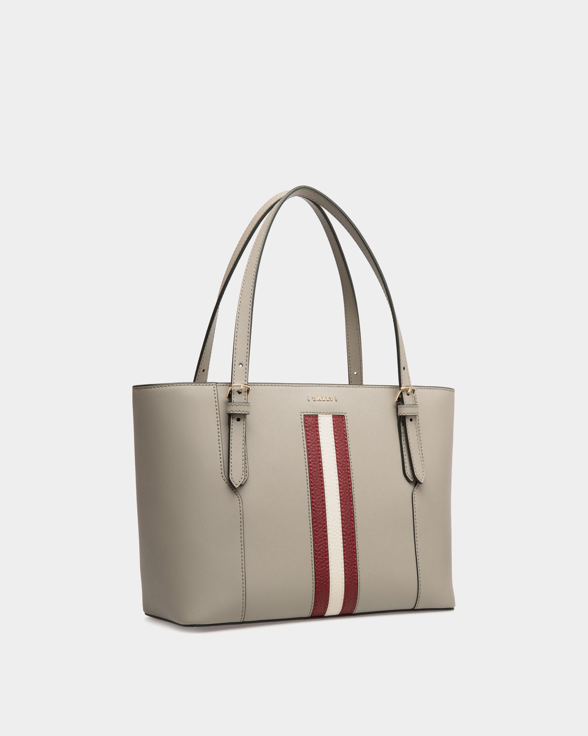 Bally Global - Tote In Grey Bovine Split - Grey