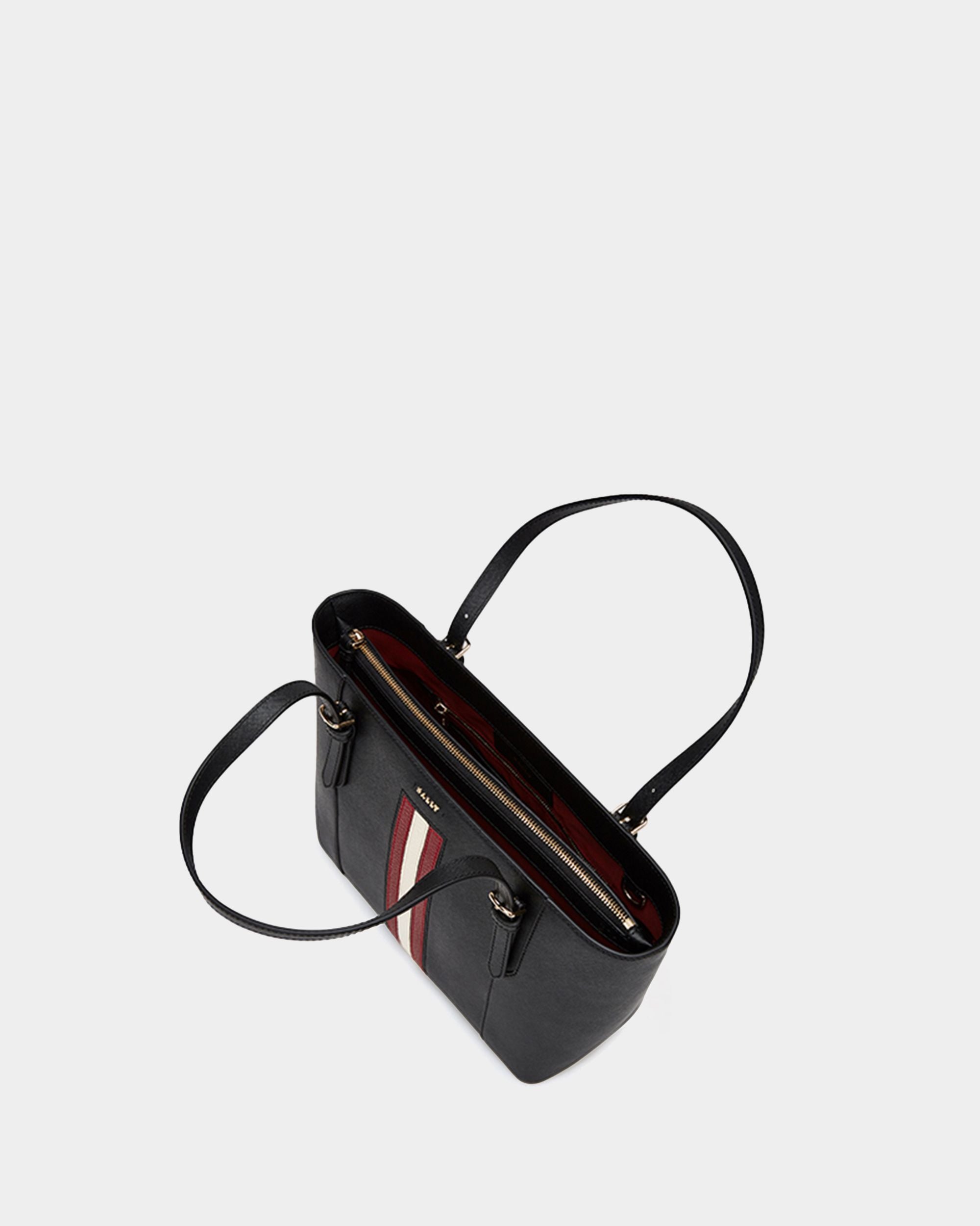 Bally Global - Cabas En Cuir Gaufré Noir - Noir