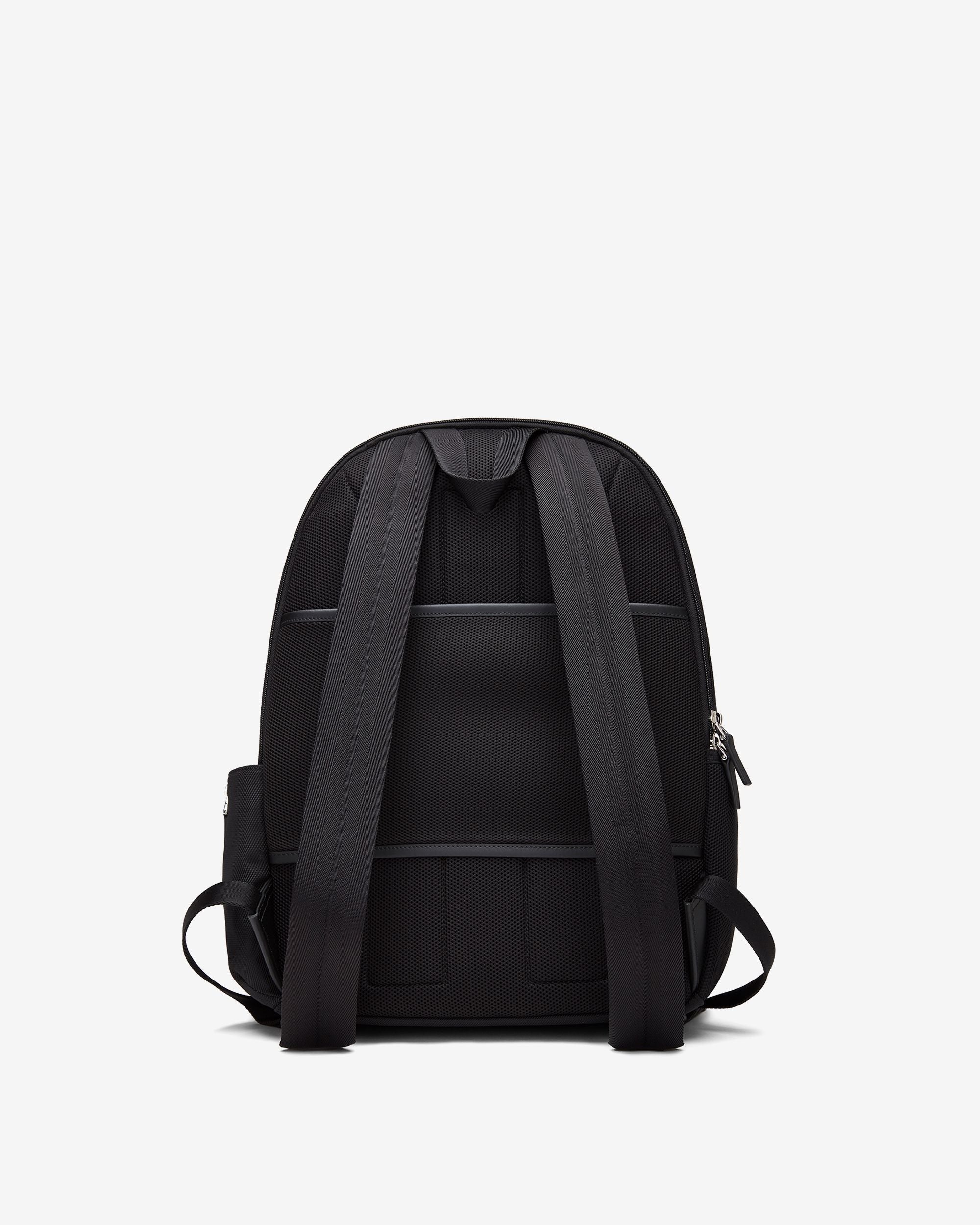 Bally Global - Travel Backpack in Black Fabric With a Bally Ribbon - Black