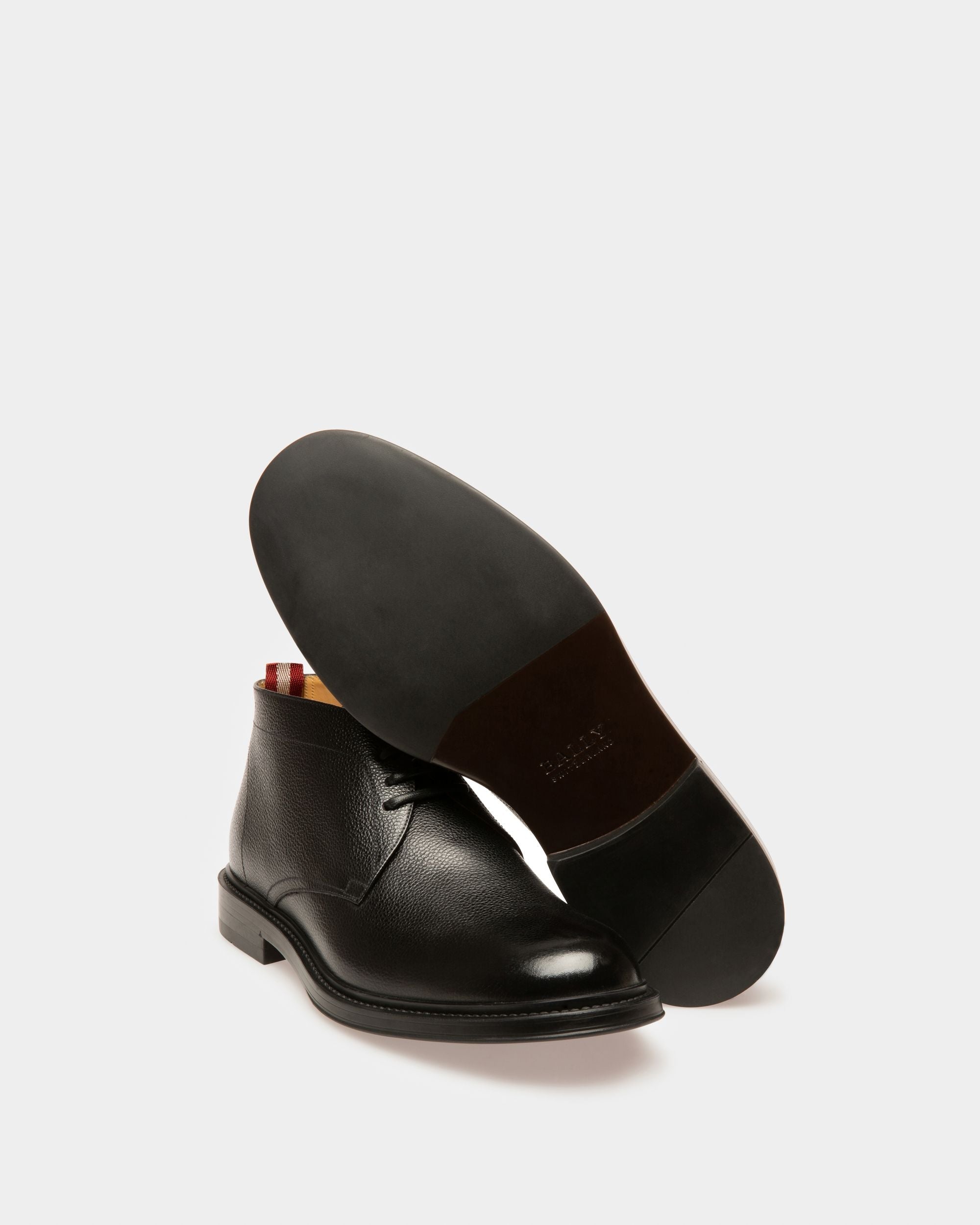 Bally Global - Nilton Leather Boots In Black - Black