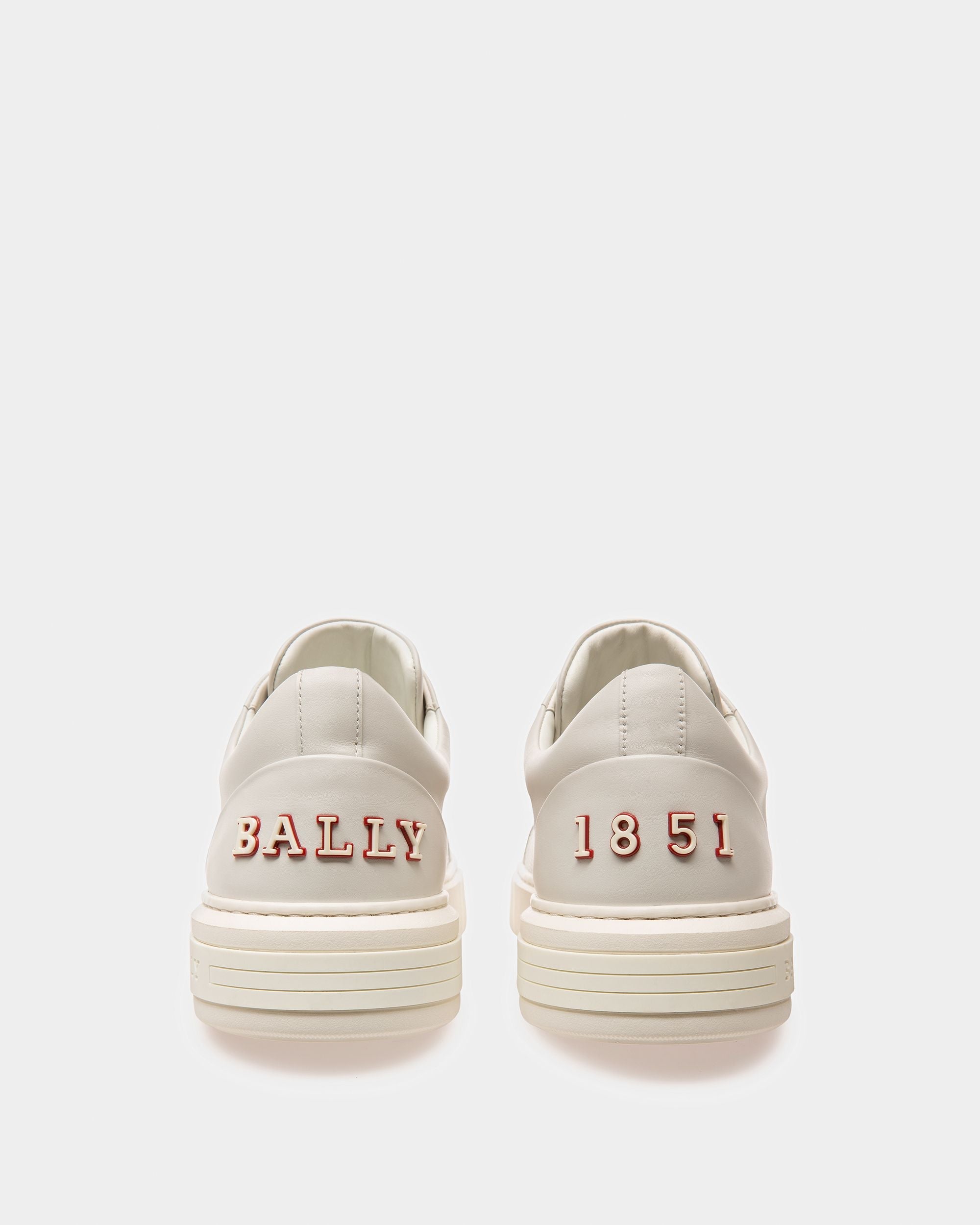 Bally Global - Melys Leather Sneakers In White - Blanc