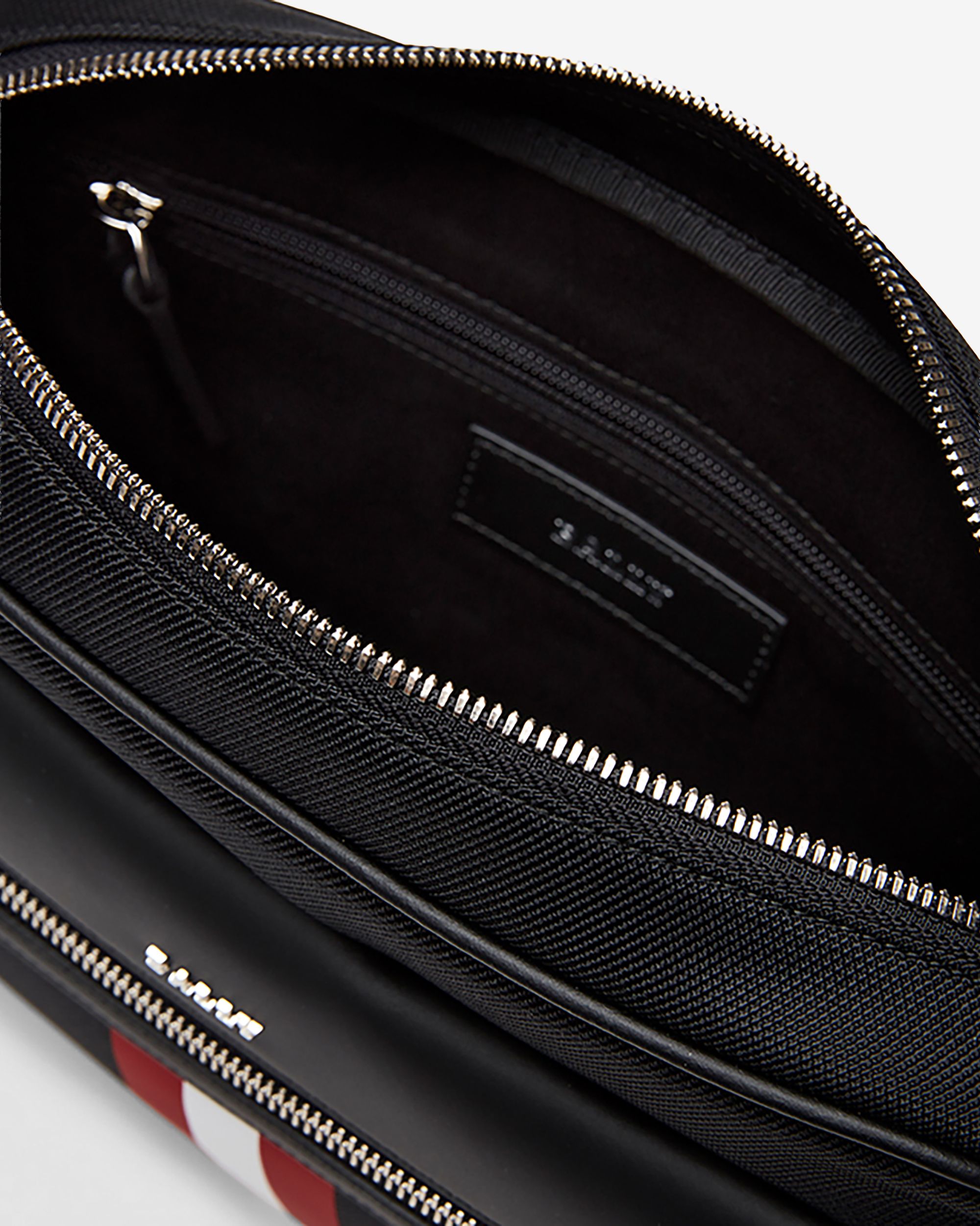 Bally Global - Sac À Bandoulière En Toile Noire - Noir