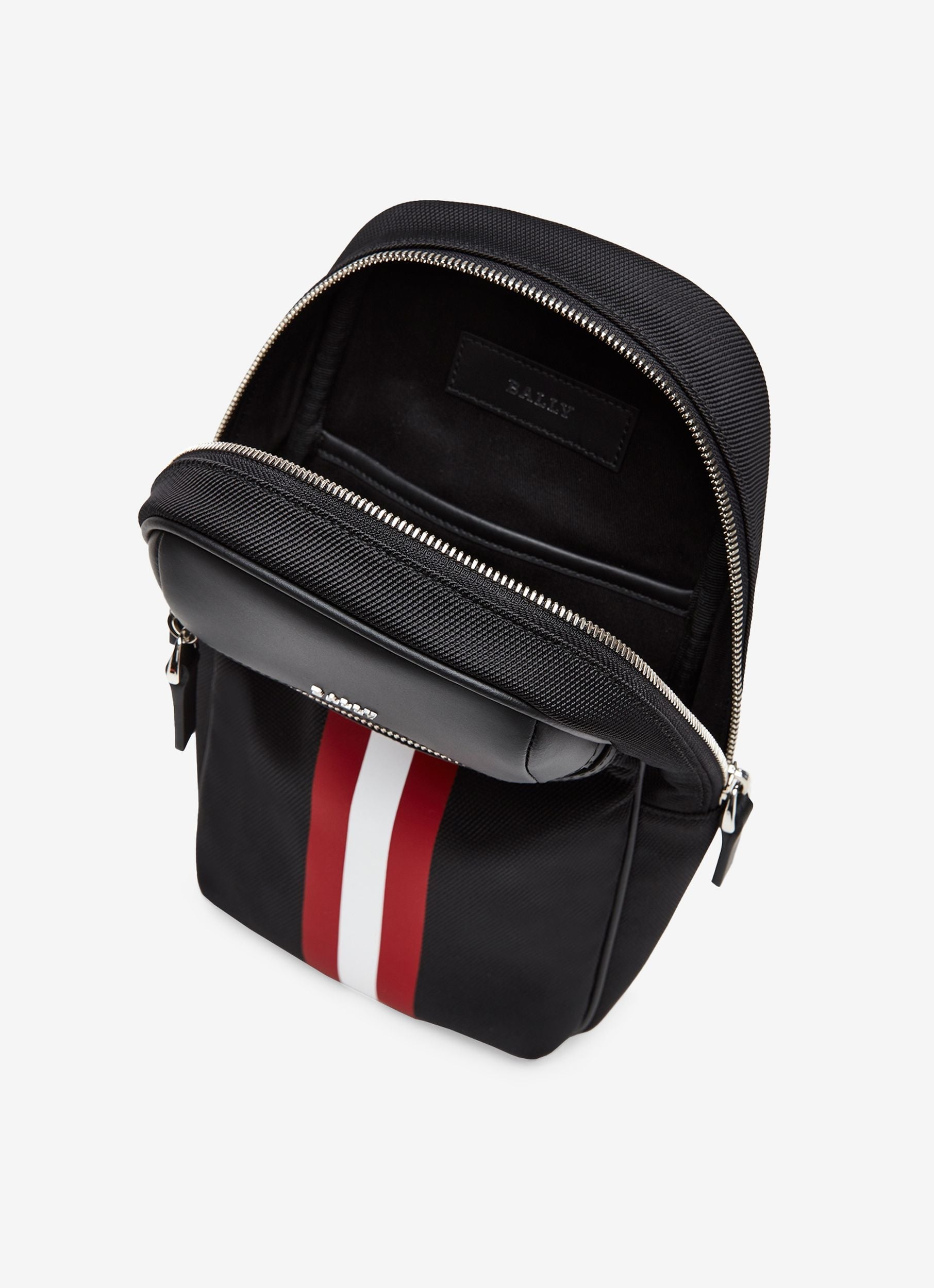 Bally Global - Sling Bag En Toile Noire - Noir