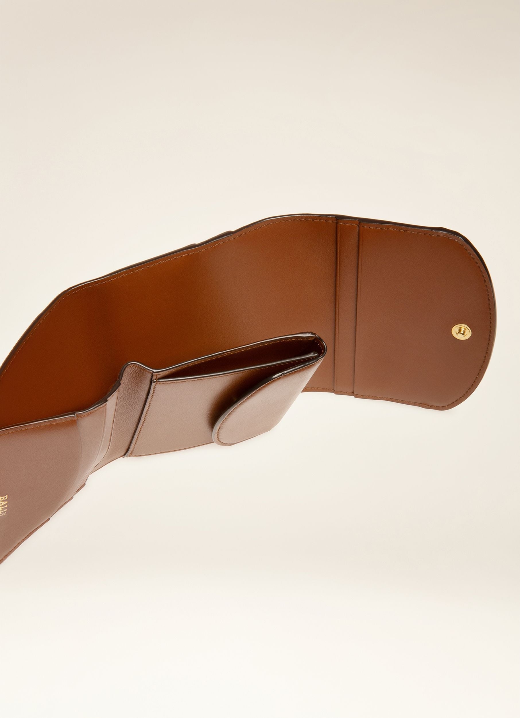 Bally Global - B-Chain Wallet in Brown Leather - Brown