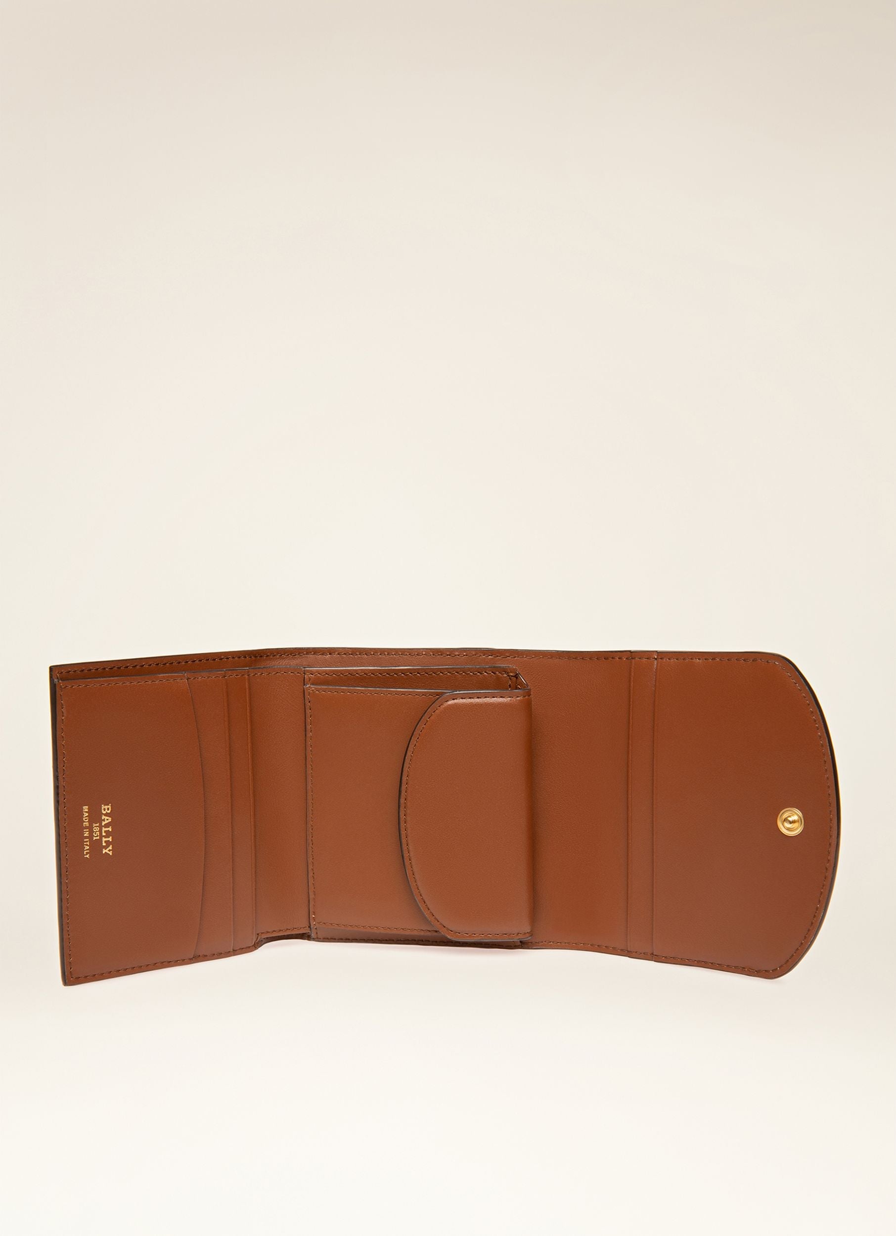 Bally Global - B-Chain Wallet in Brown Leather - Brown
