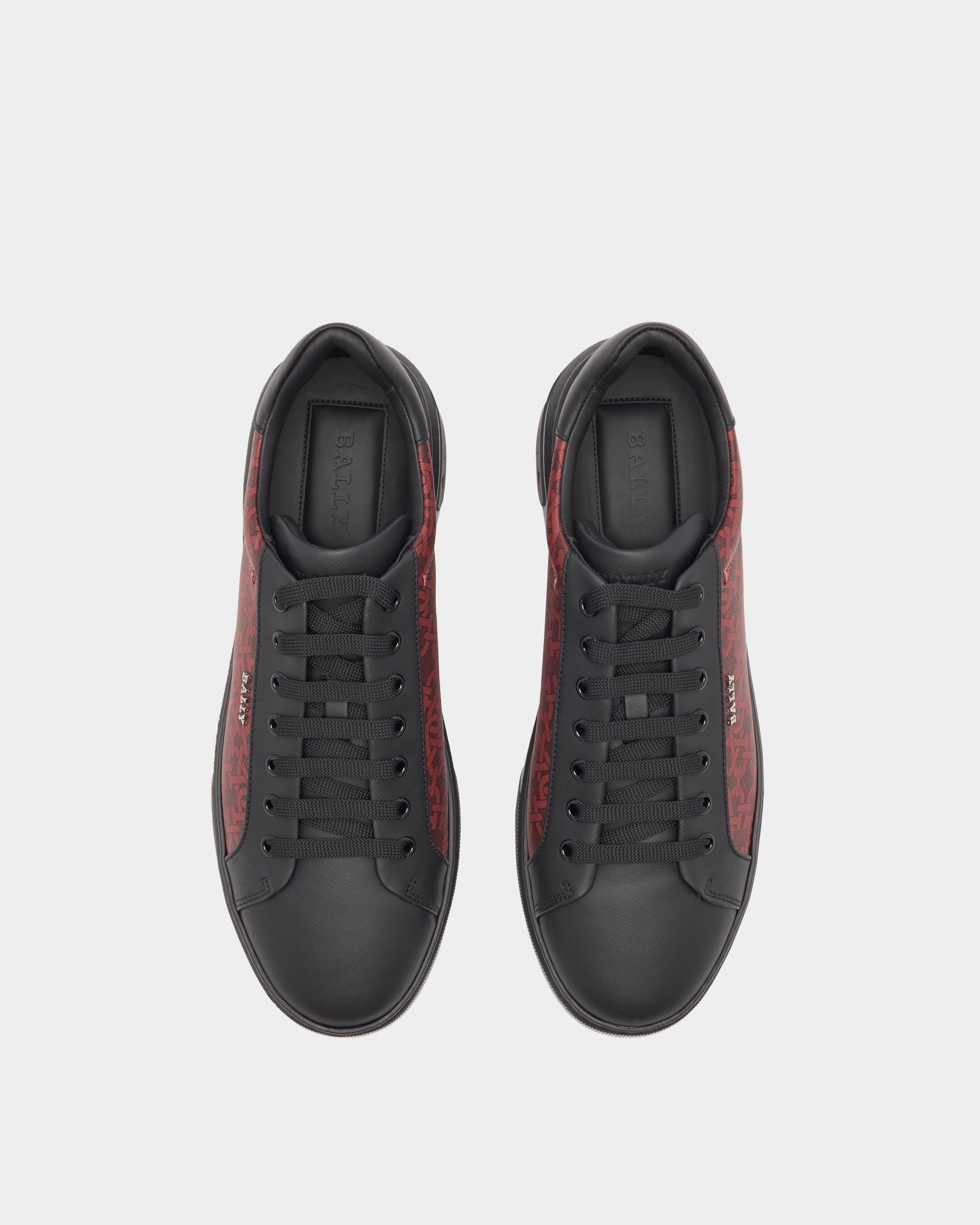 Bally Global - Miky Sneakers In Stone Fabric And Leather - Negro