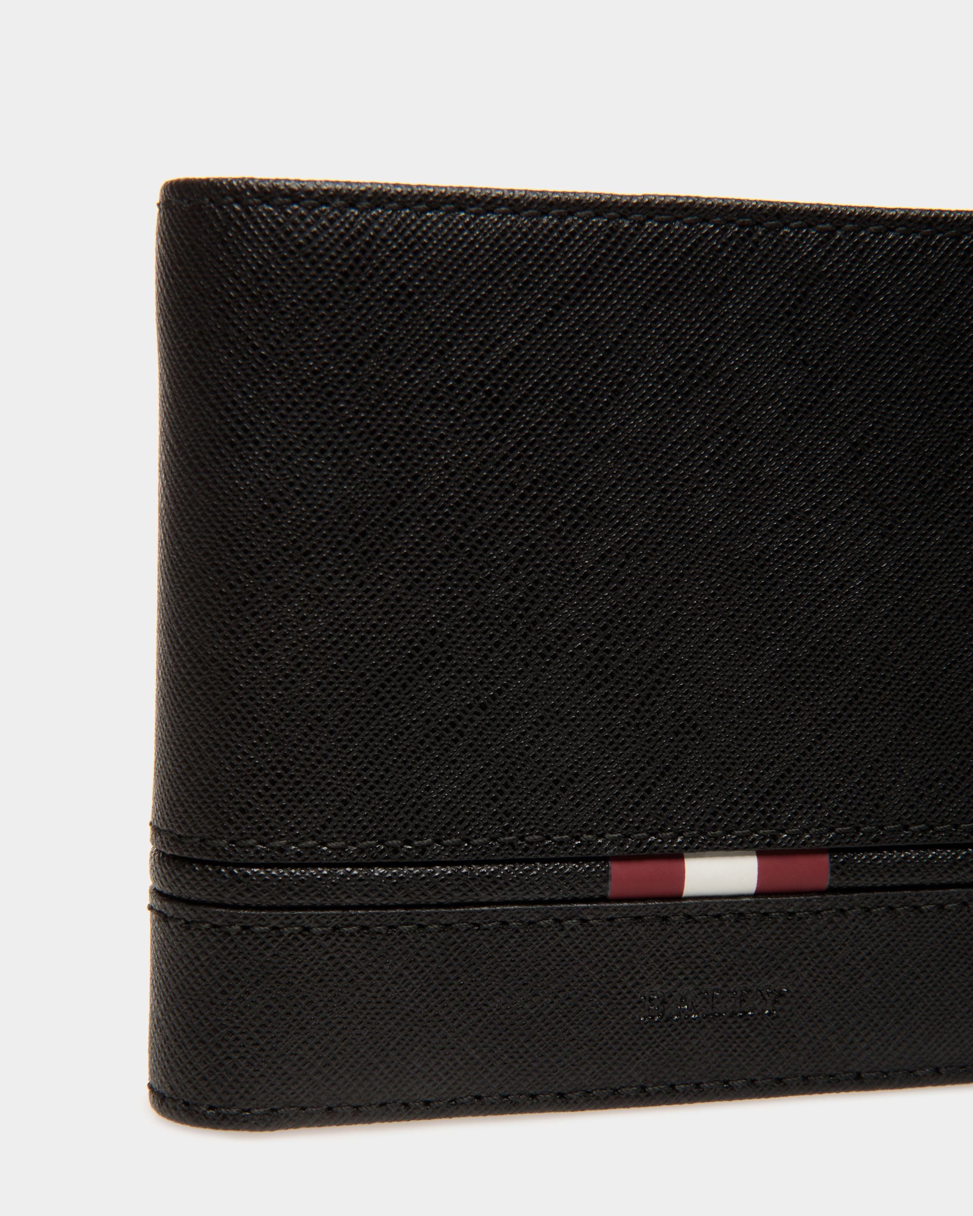 Bally Global - Bifold Wallet In Black Embossed Leather - Black