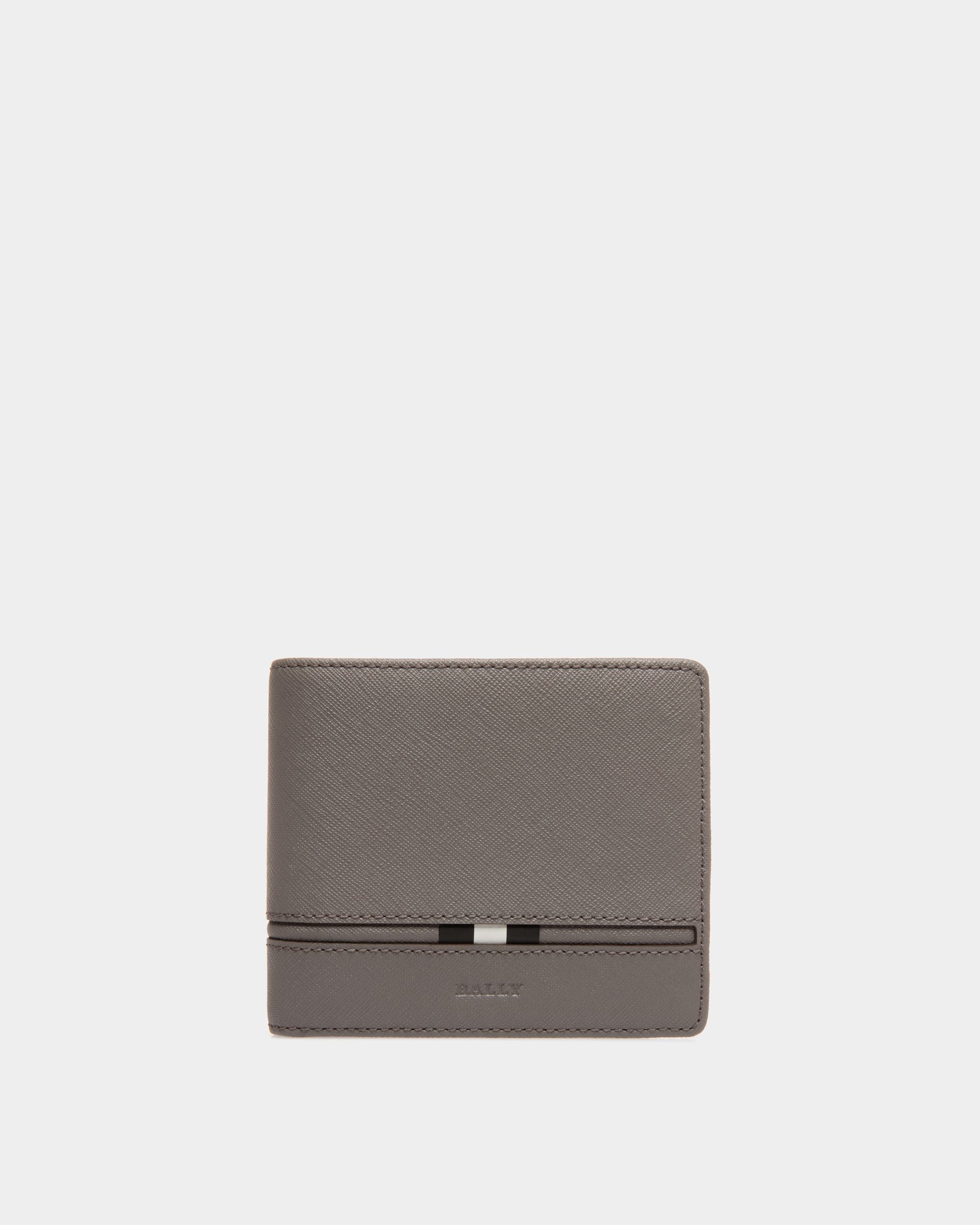 Bally Global - Wallet In Grey Bovine Split - Grey