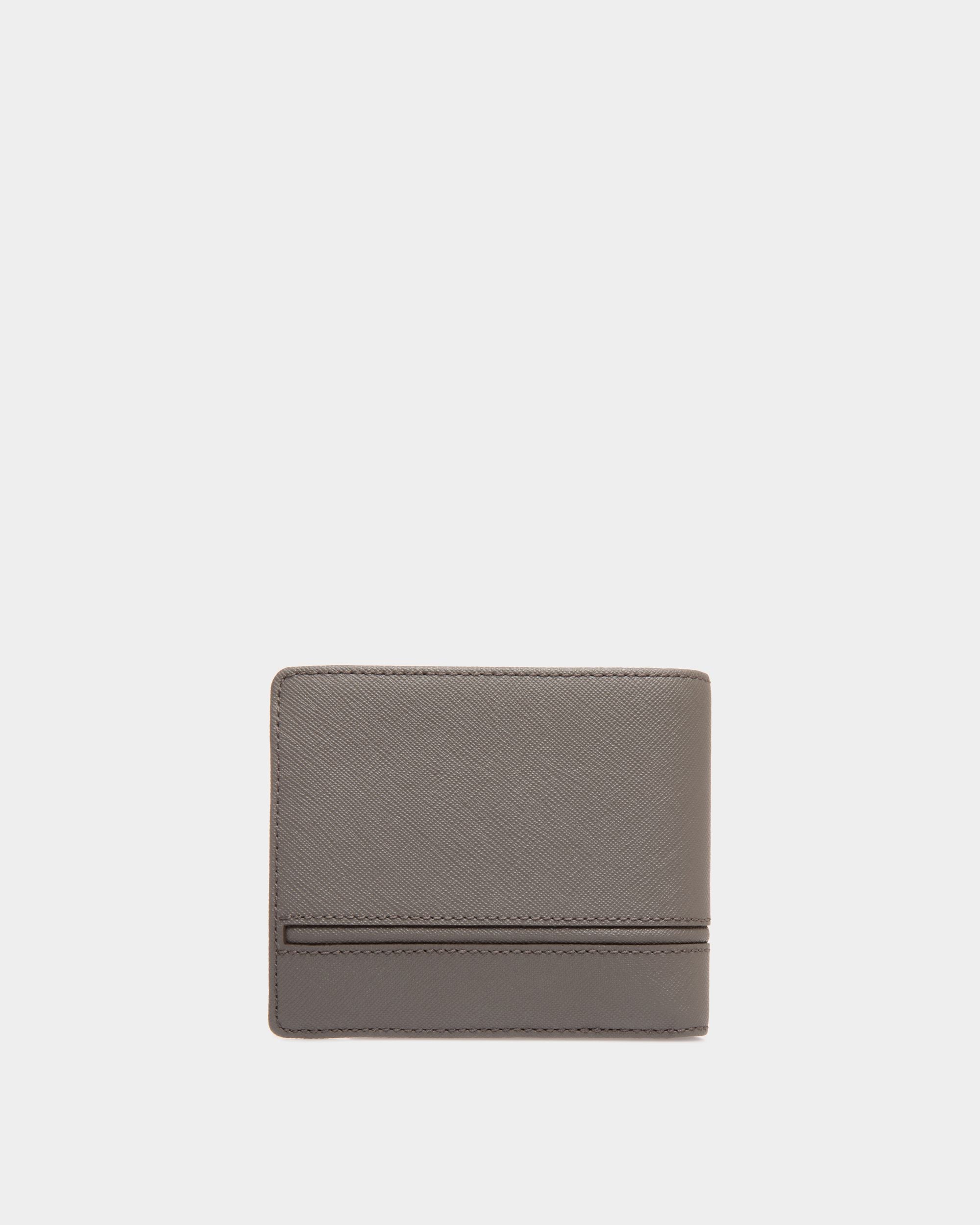 Bally Global - Wallet In Grey Bovine Split - Grey