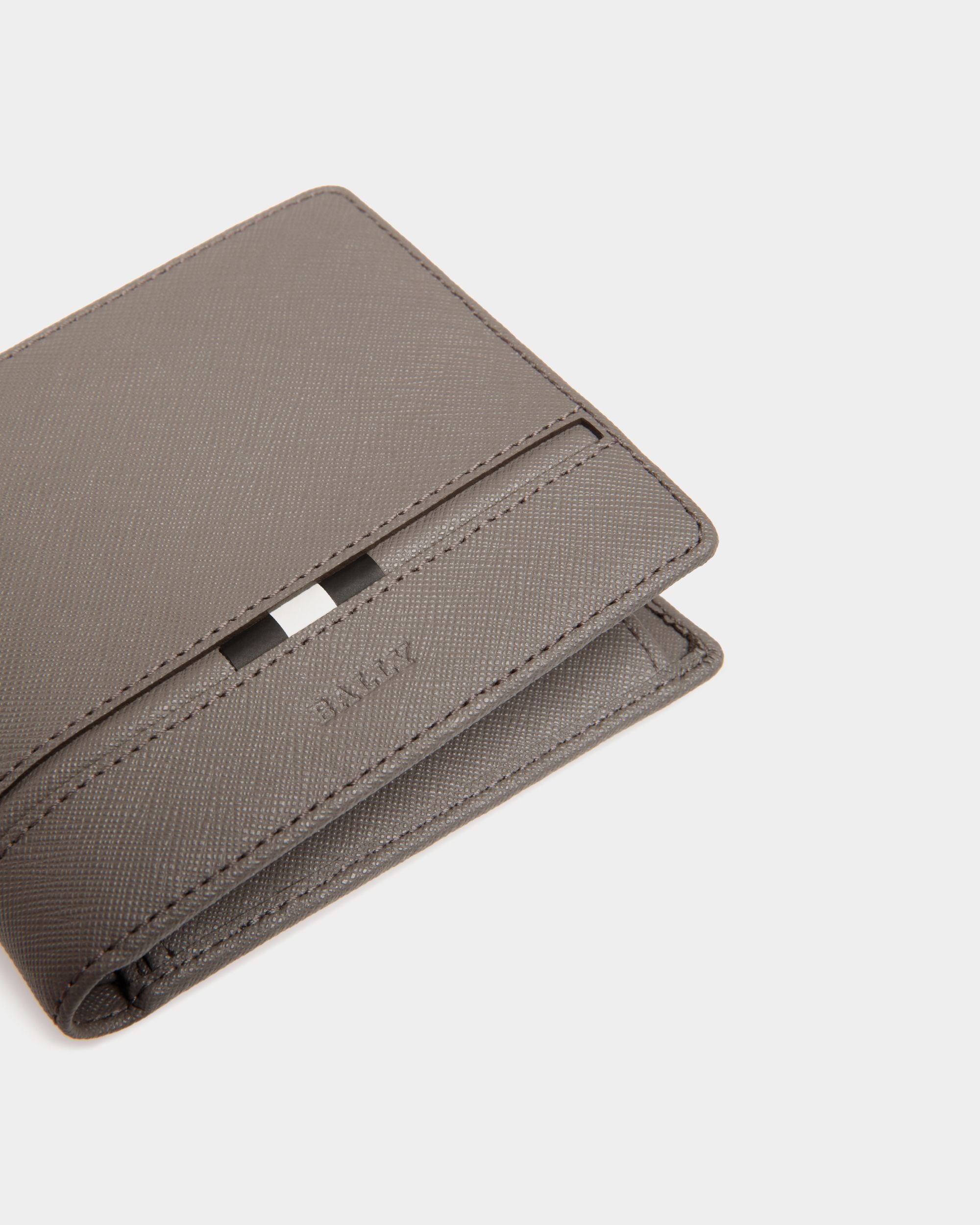 Bally Global - Wallet In Grey Bovine Split - Grey