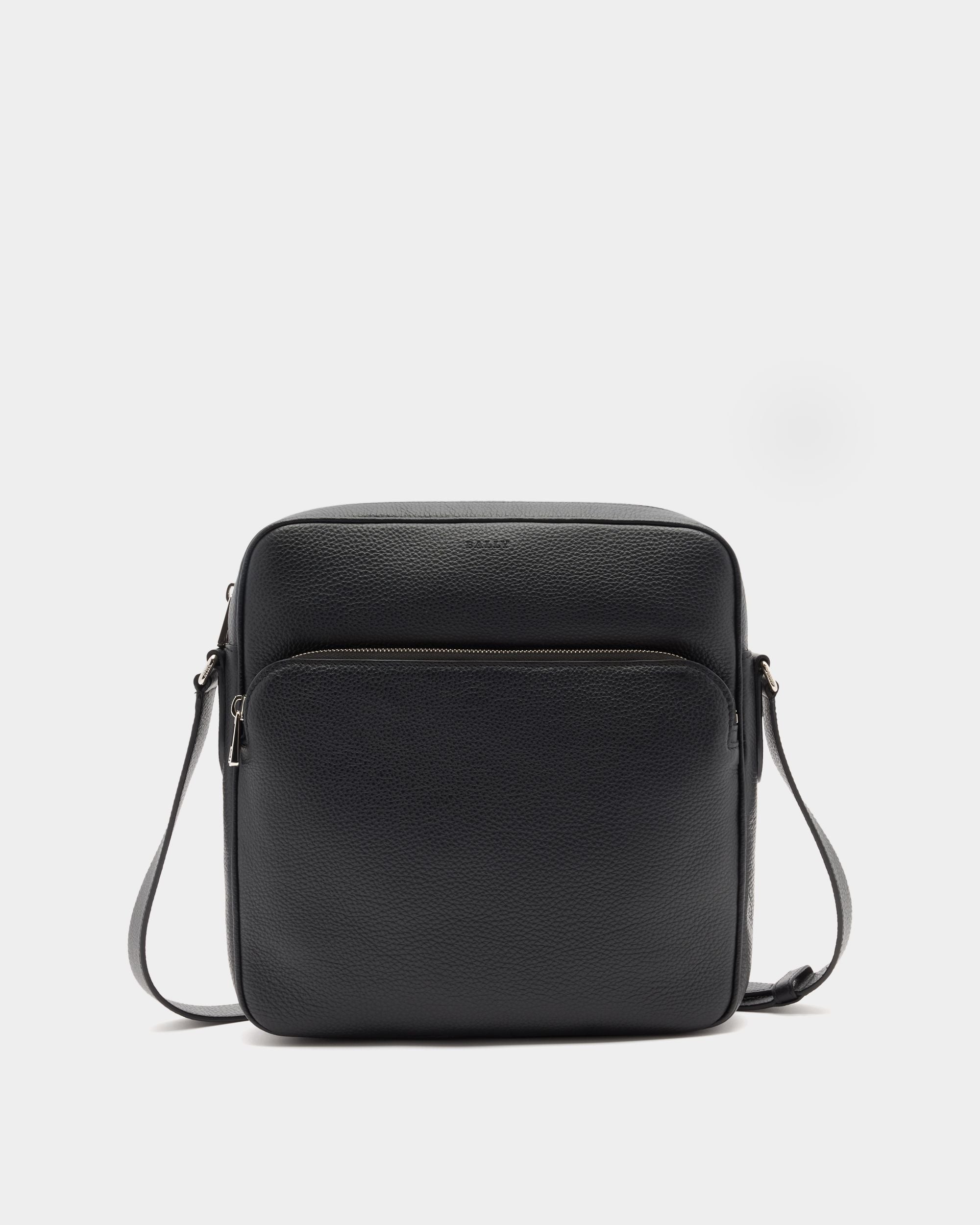 Bally Global - Sac À Bandoulière En Cuir Grainé Noir - Noir