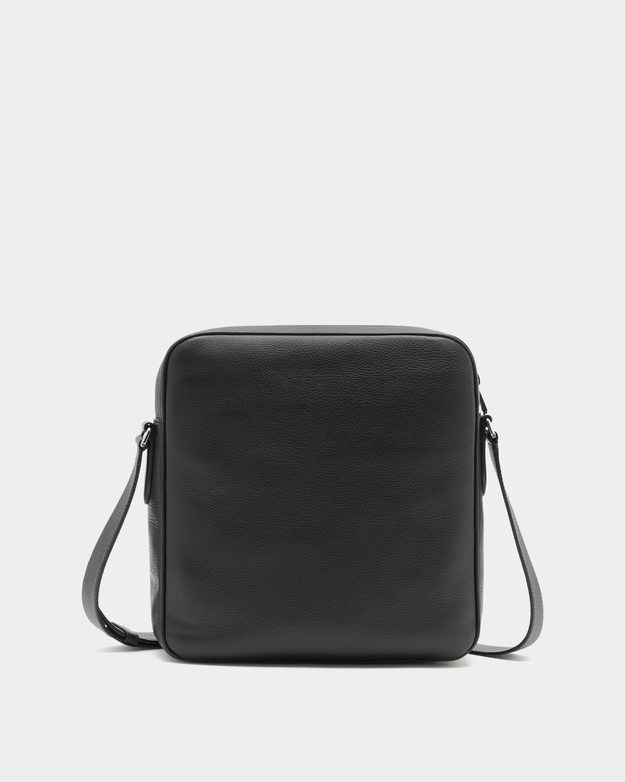 Bally Global - Sac À Bandoulière En Cuir Grainé Noir - Noir