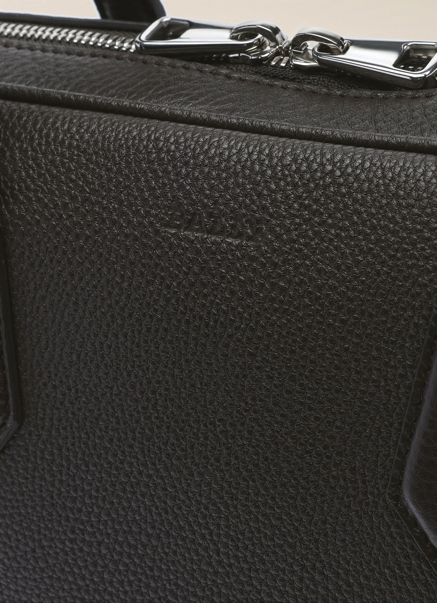 Bally Global - Men's Black Business Casual Briefcase Handbag - Black