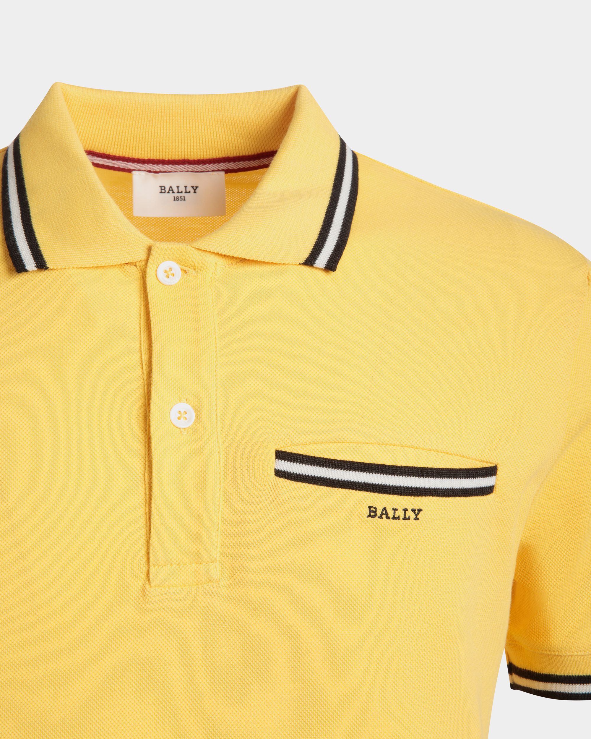 Bally Global - Polo In Yellow Cotton - Yellow
