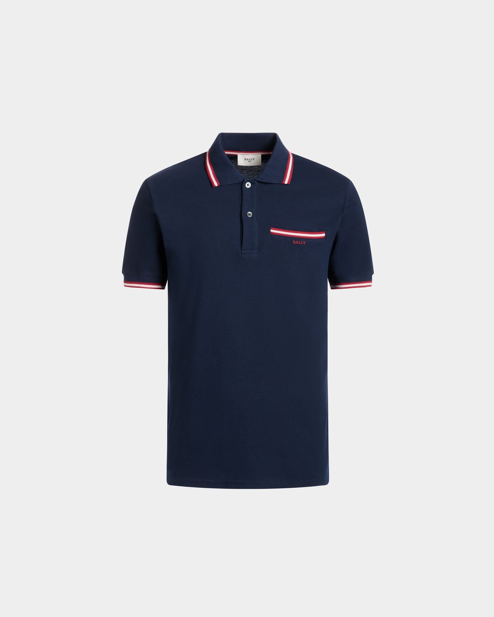 Bally Global - Polo In Blue Cotton - Blue