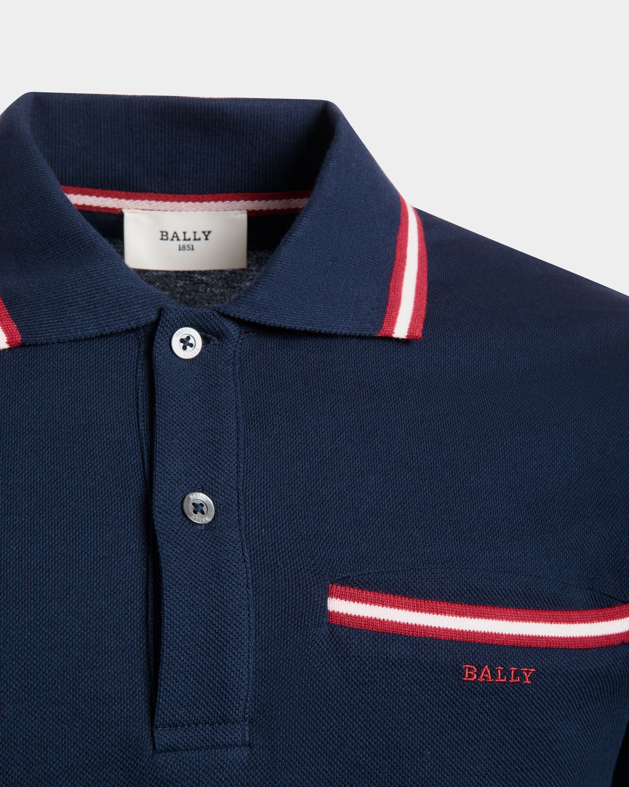 Bally Global - Polo In Blue Cotton - Blue