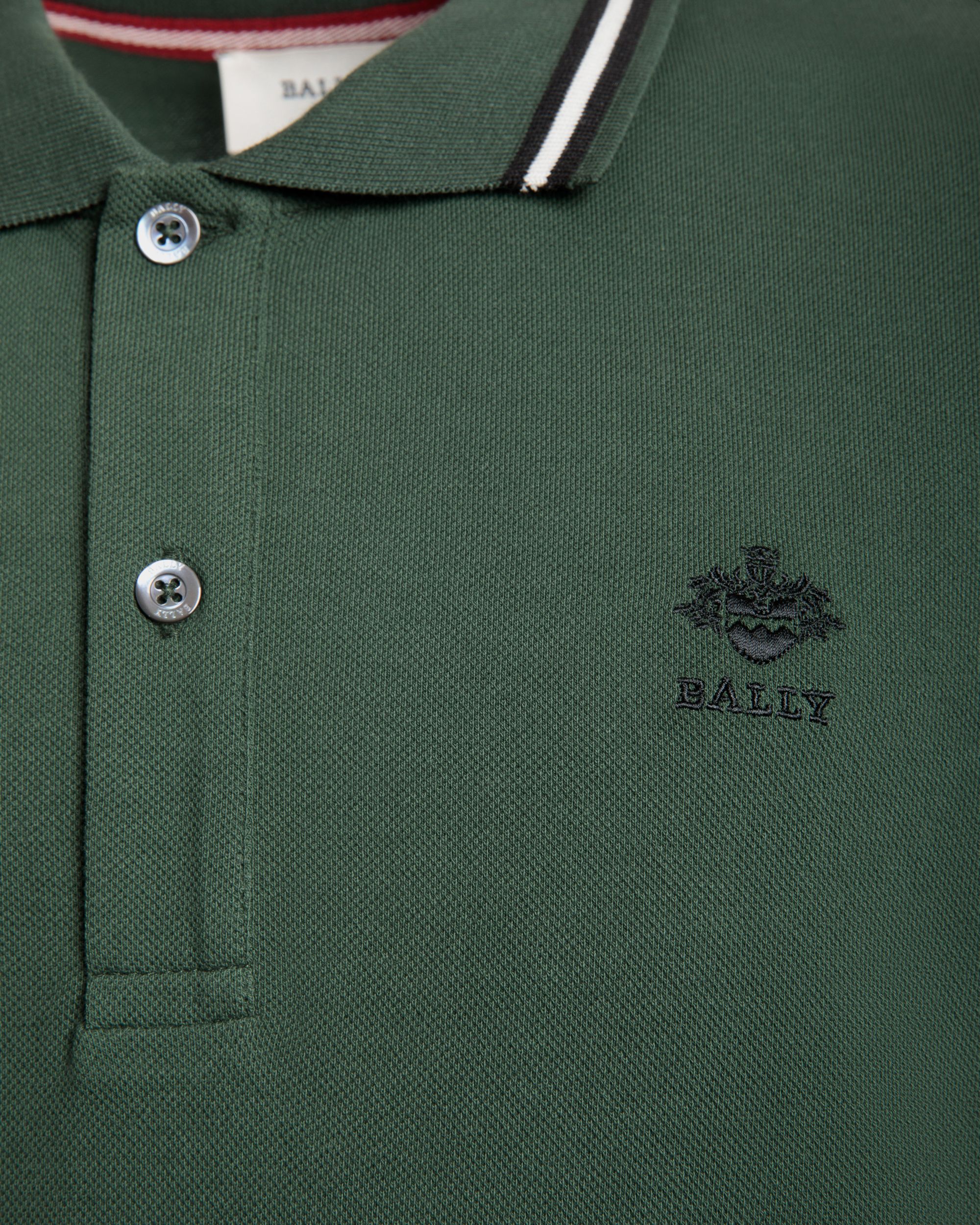 Bally Global - Polo De Piqué De Algodón Verde - Green