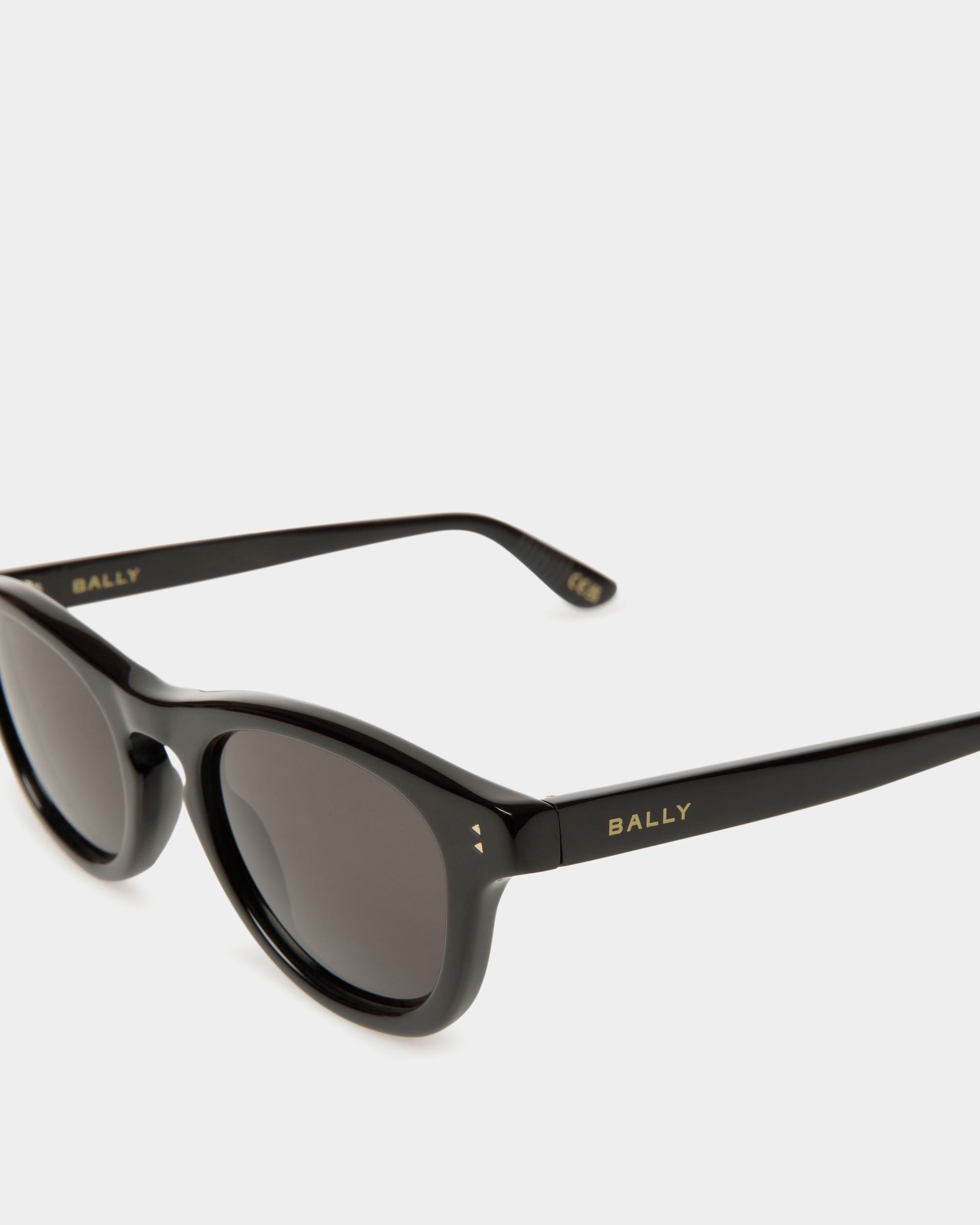 Bally Global - Lunettes De Soleil Dieter En Acétate Noir - Noir