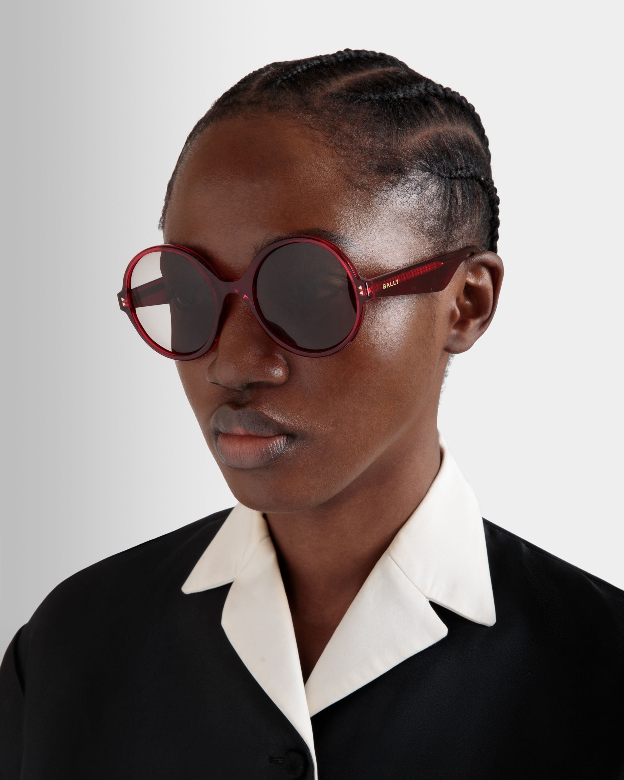 Bally Global - Lunettes De Soleil Ursula En Acétate Rouge - Rouge