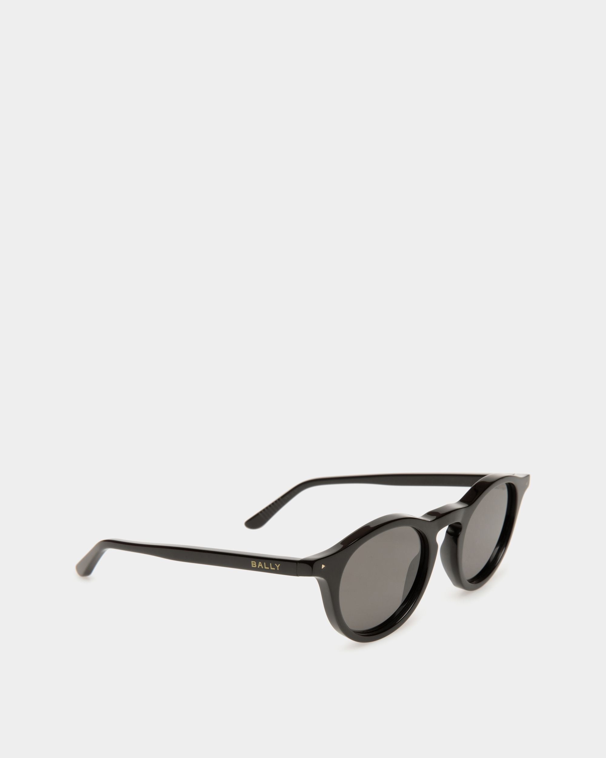Bally Global - Lunettes De Soleil Hermann En Acétate Noir - Noir