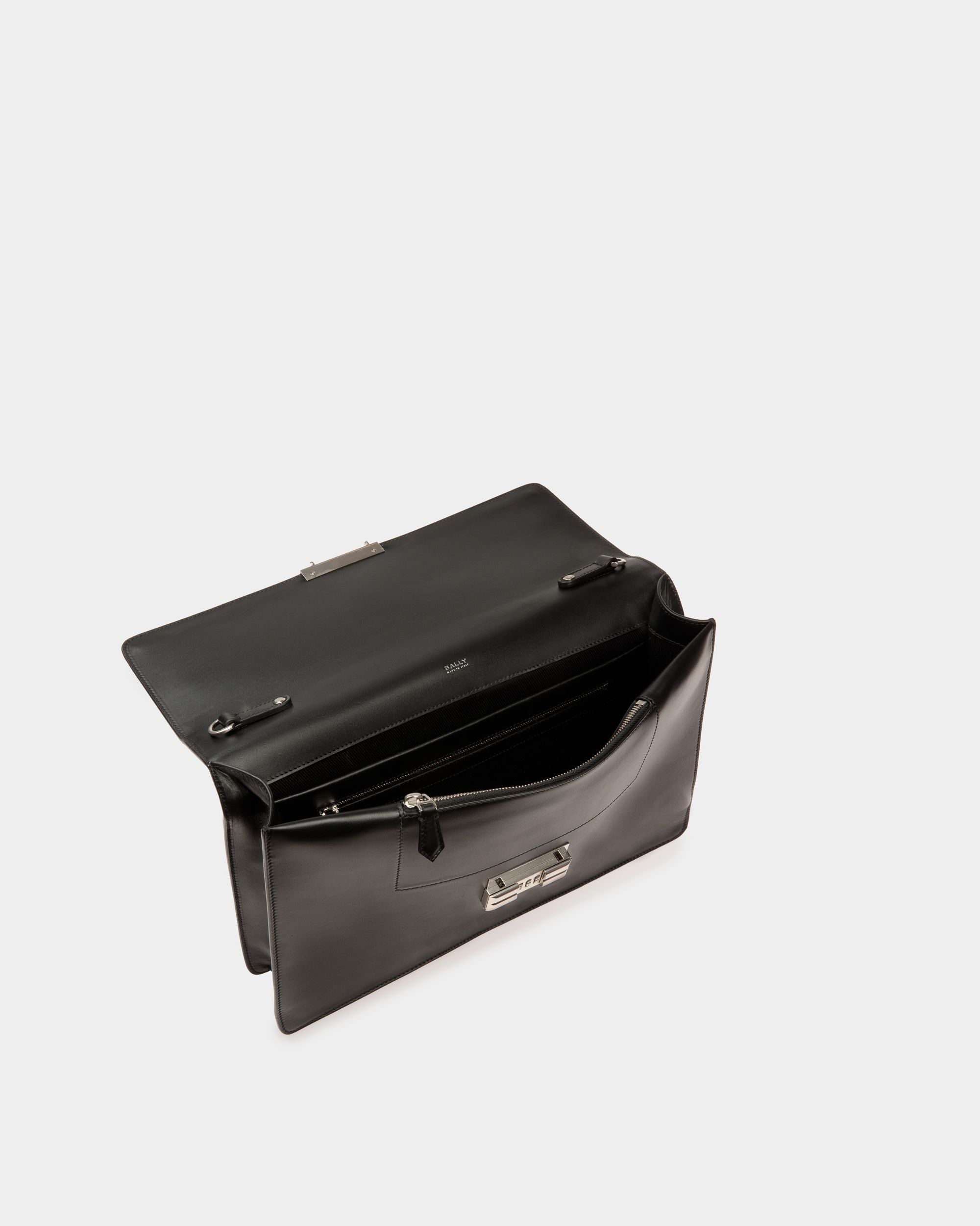 Bally Global - Busy Bally Briefcase in Black Leather - Black