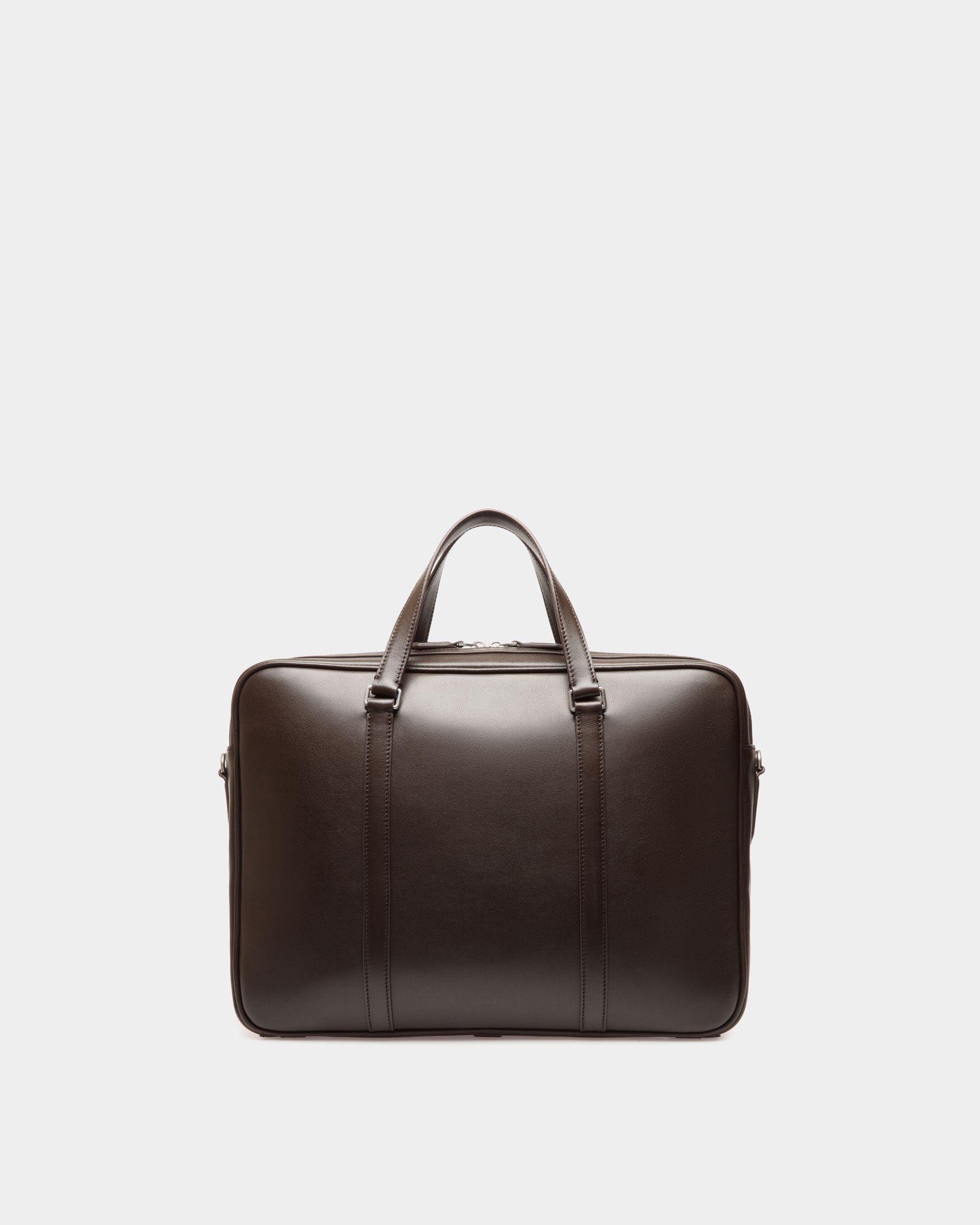Bally Global - Maletín Code De Piel Ébano - Marrón