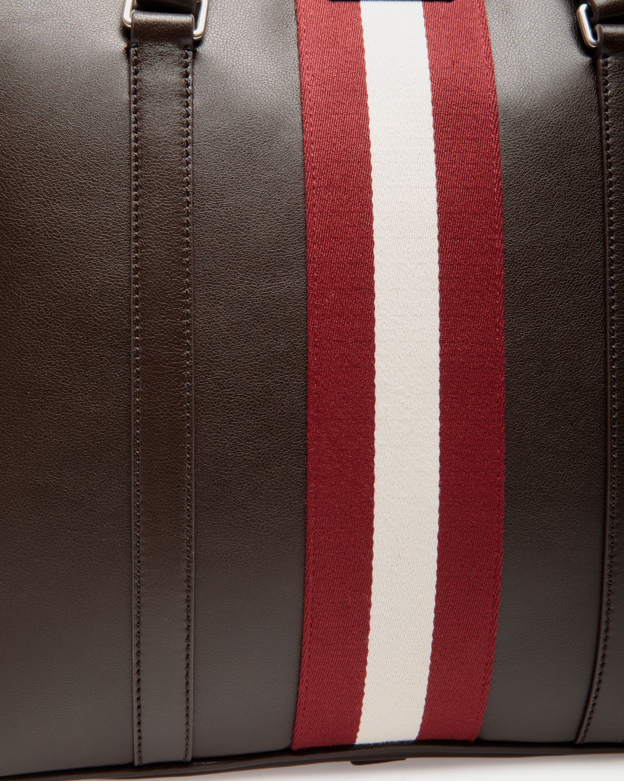 Bally Global - Maletín Code De Piel Ébano - Marrón