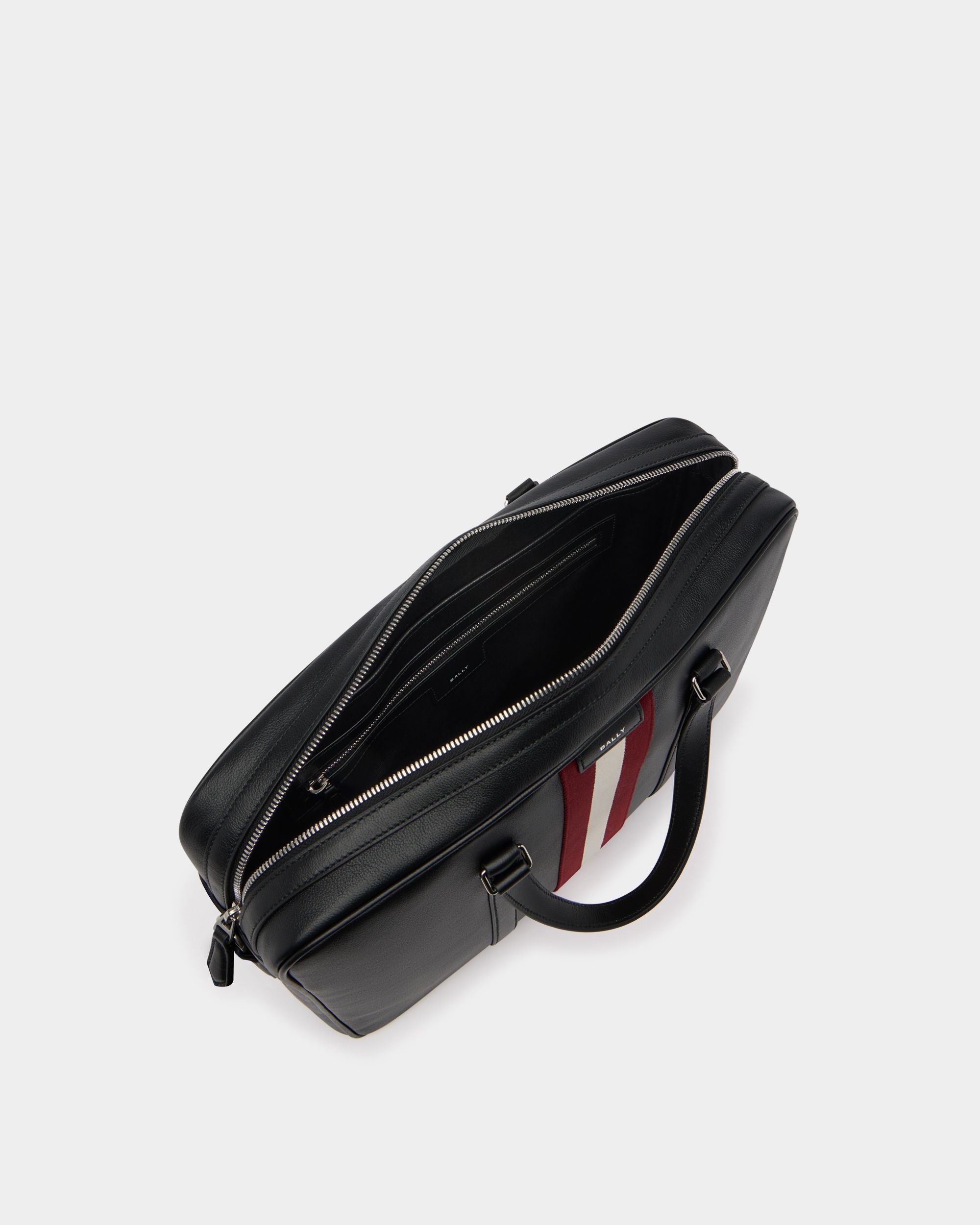Bally Global - Code Briefcase in Black Leather - Black