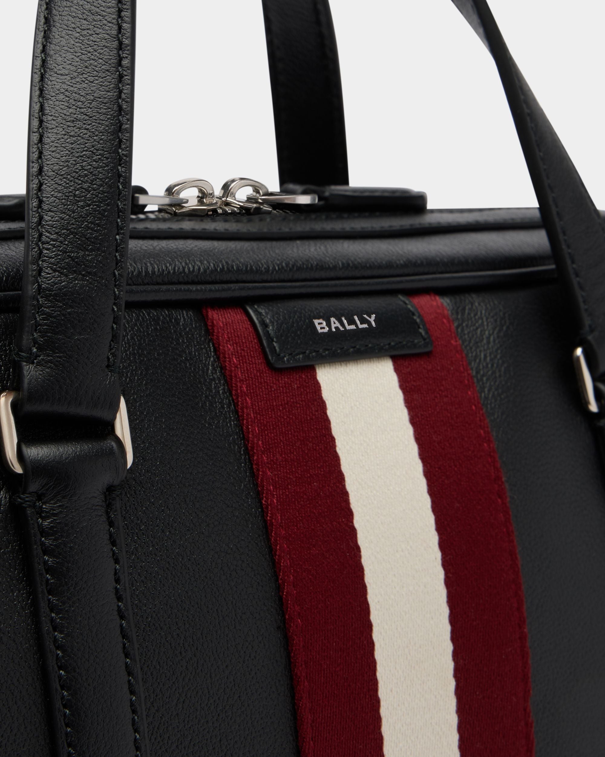 Bally Global - Code Briefcase in Black Leather - Black