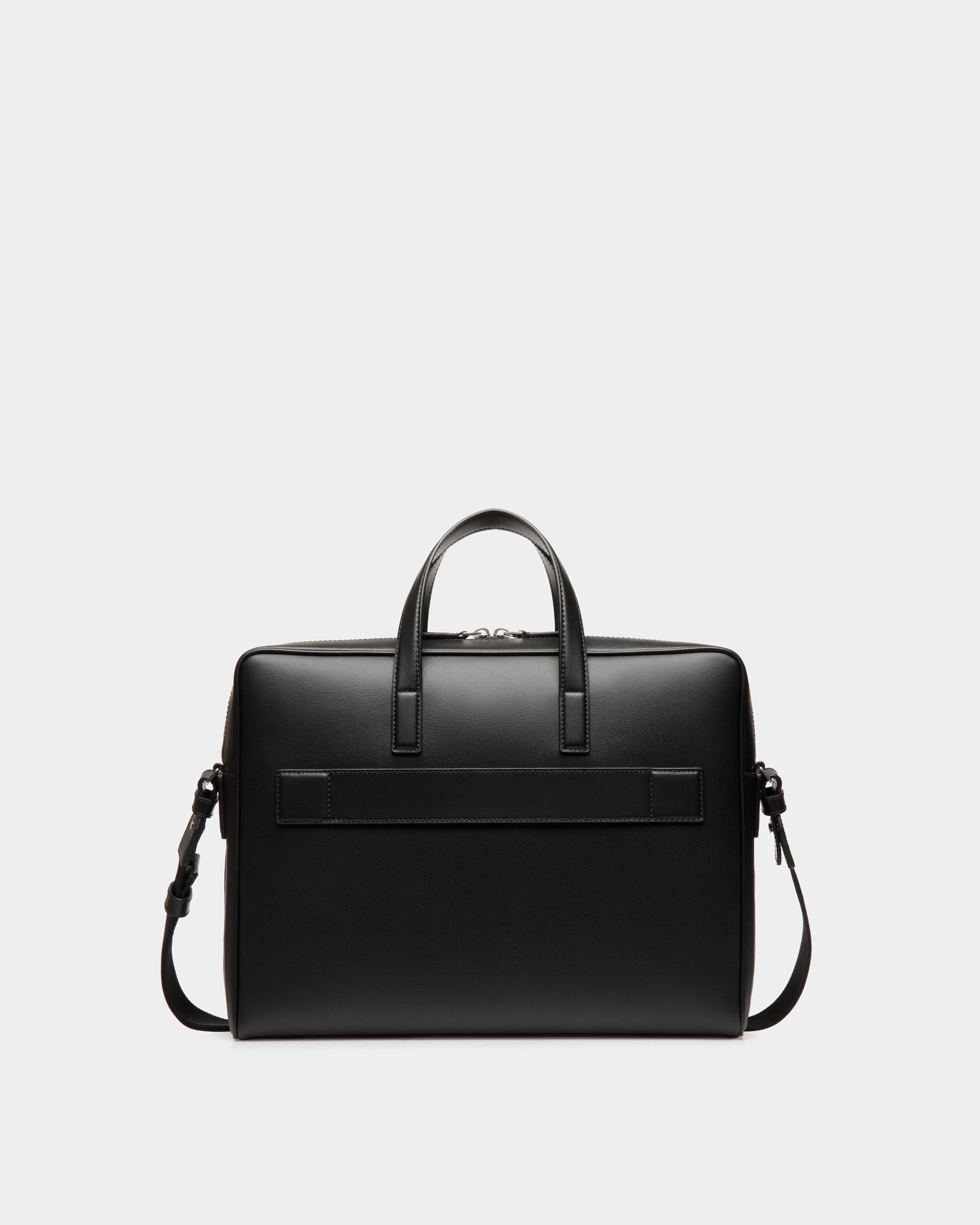 Bally Global - Cartable Mythos En Cuir Recyclé Noir - Noir