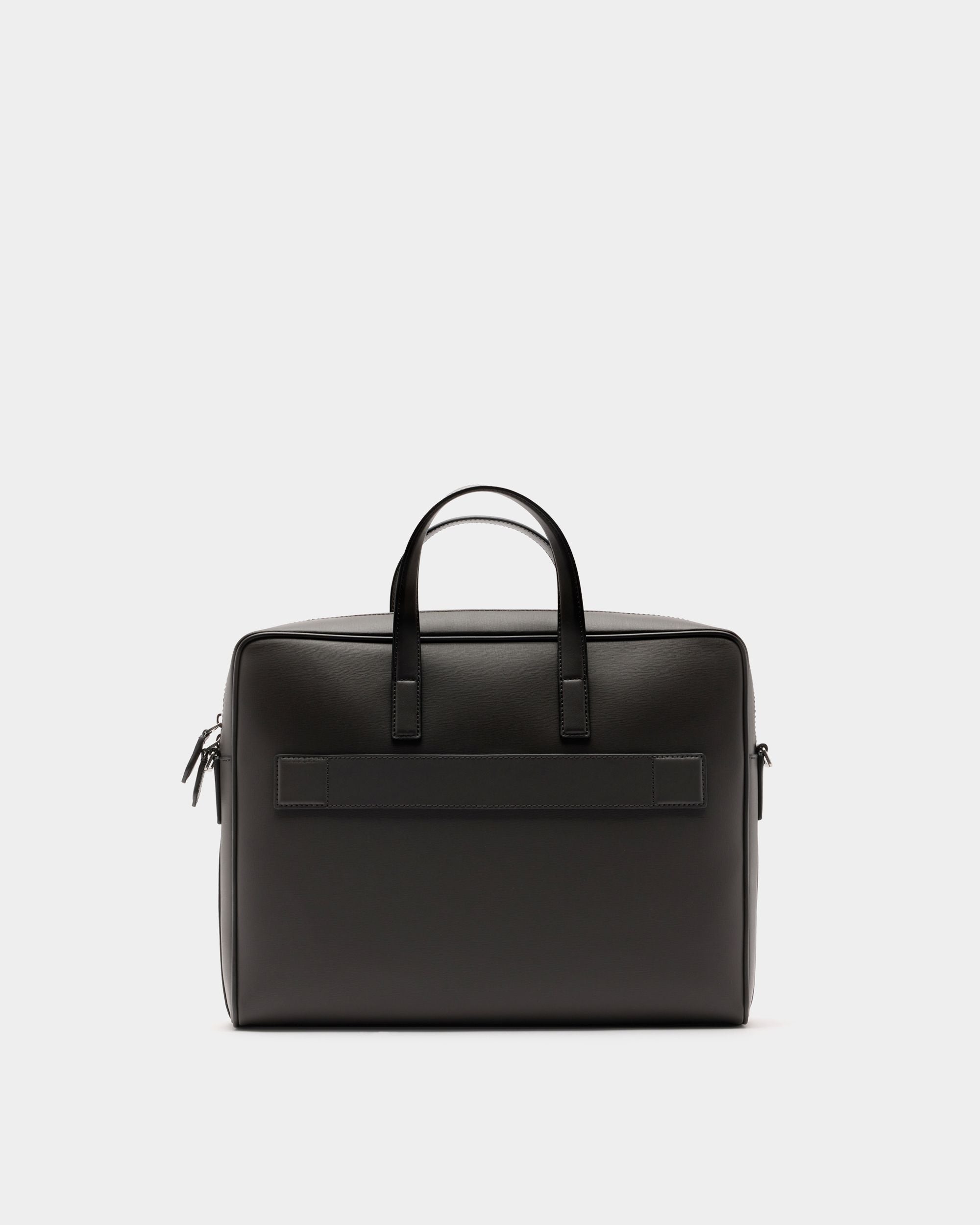 Bally Global - Mythos Briefcase in Grey Recycled Leather - Grey