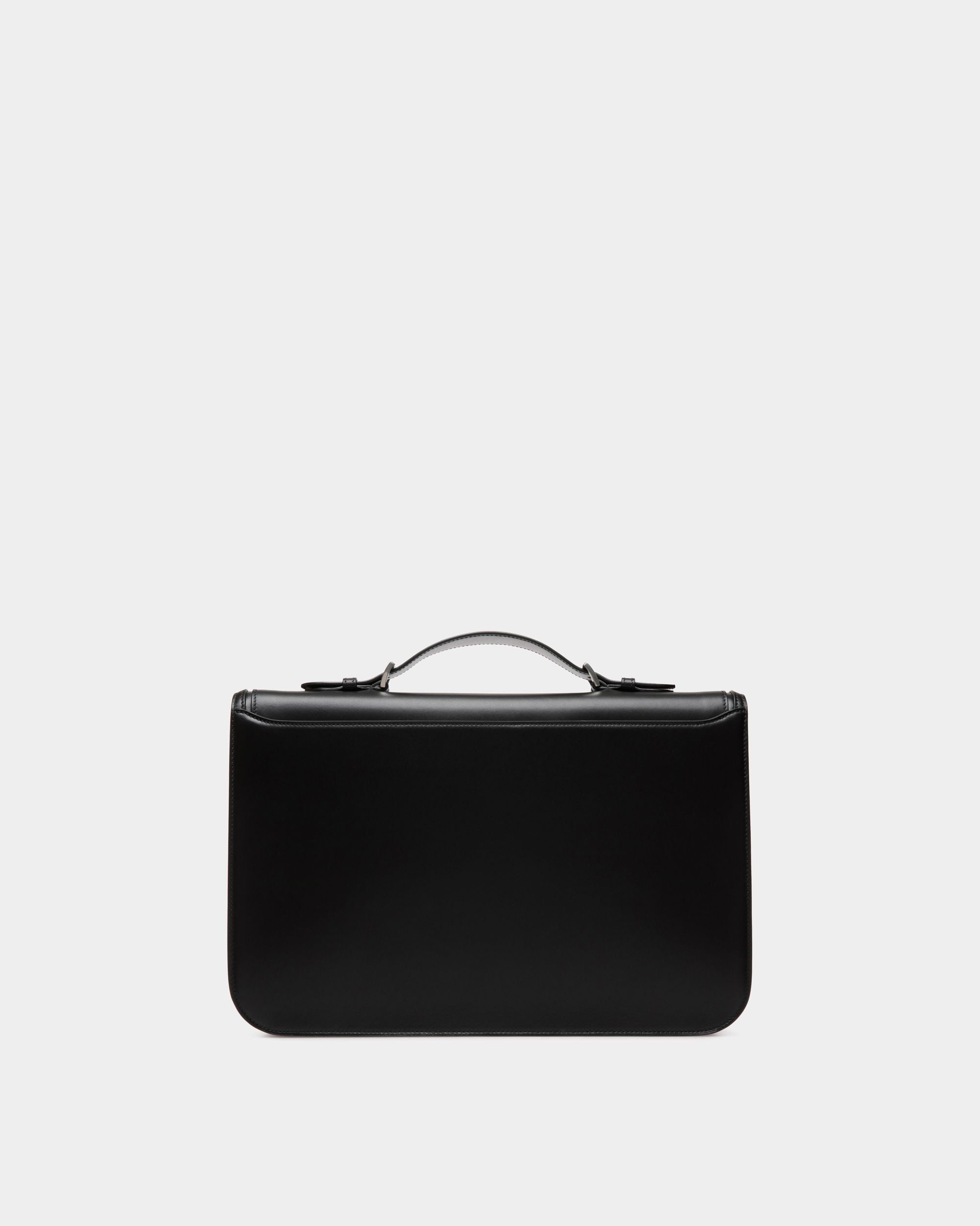 Bally Global - Deco Briefcase in Black Leather - Black